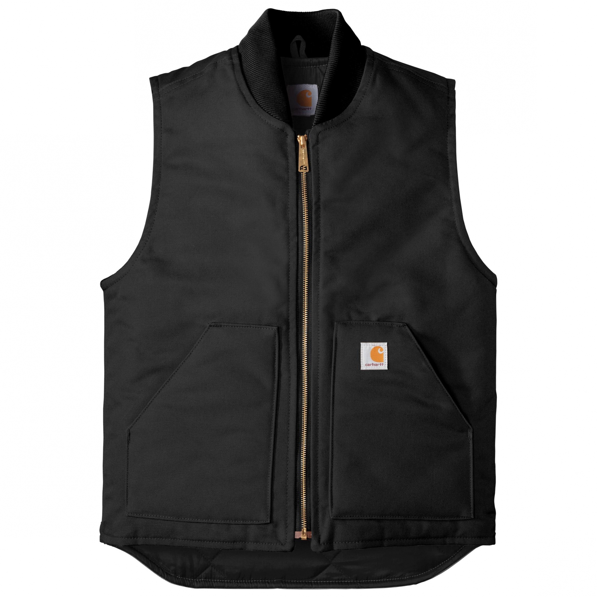 Carhartt CT106676 Duck Vest - Black | Full Source