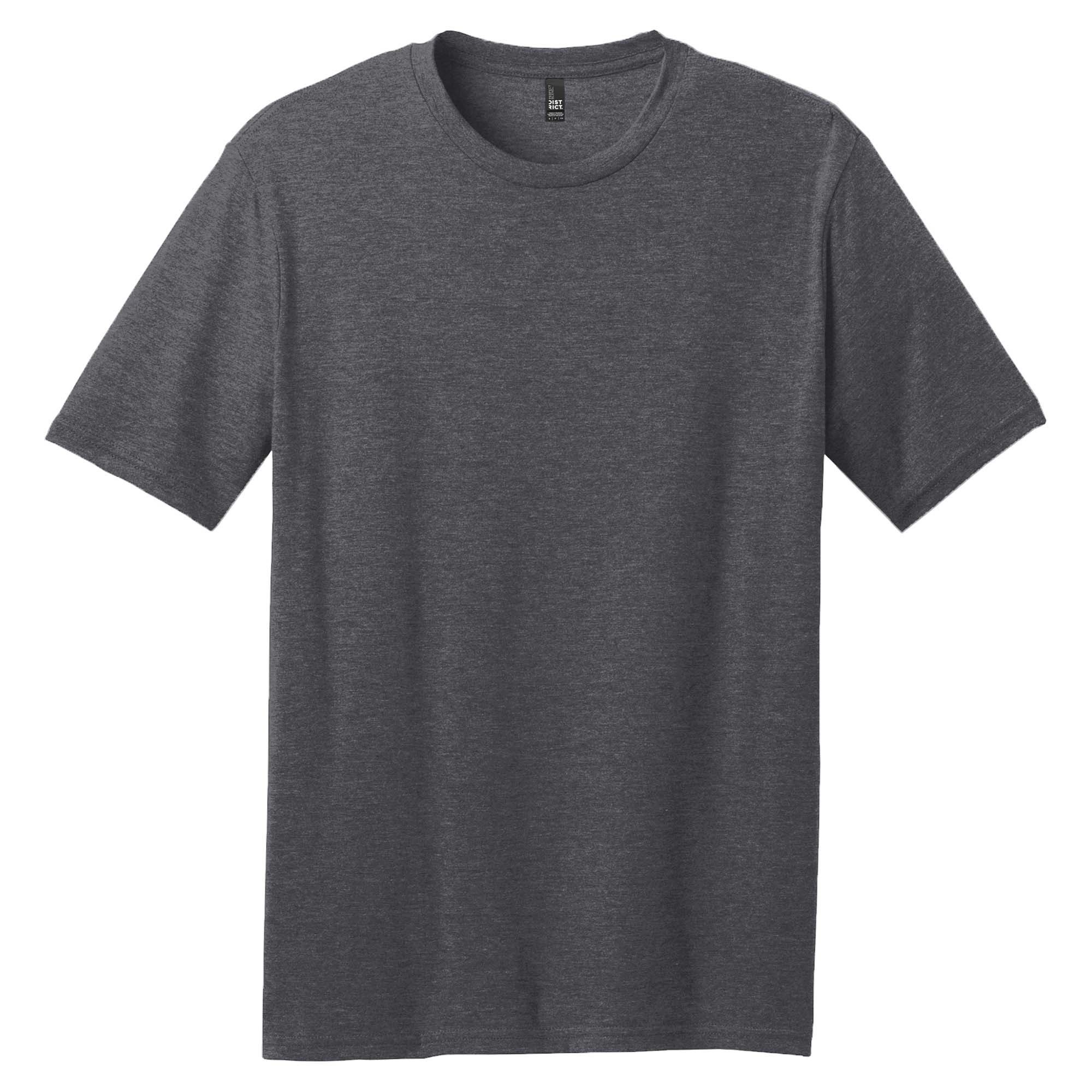 District DM108 Perfect Blend Tee - Heathered Charcoal | Full