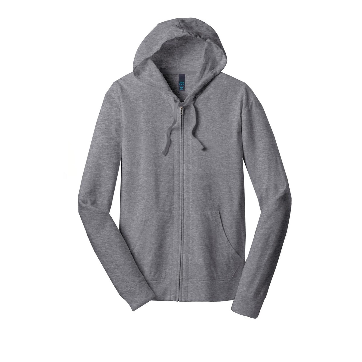 heather gray zip up hoodie