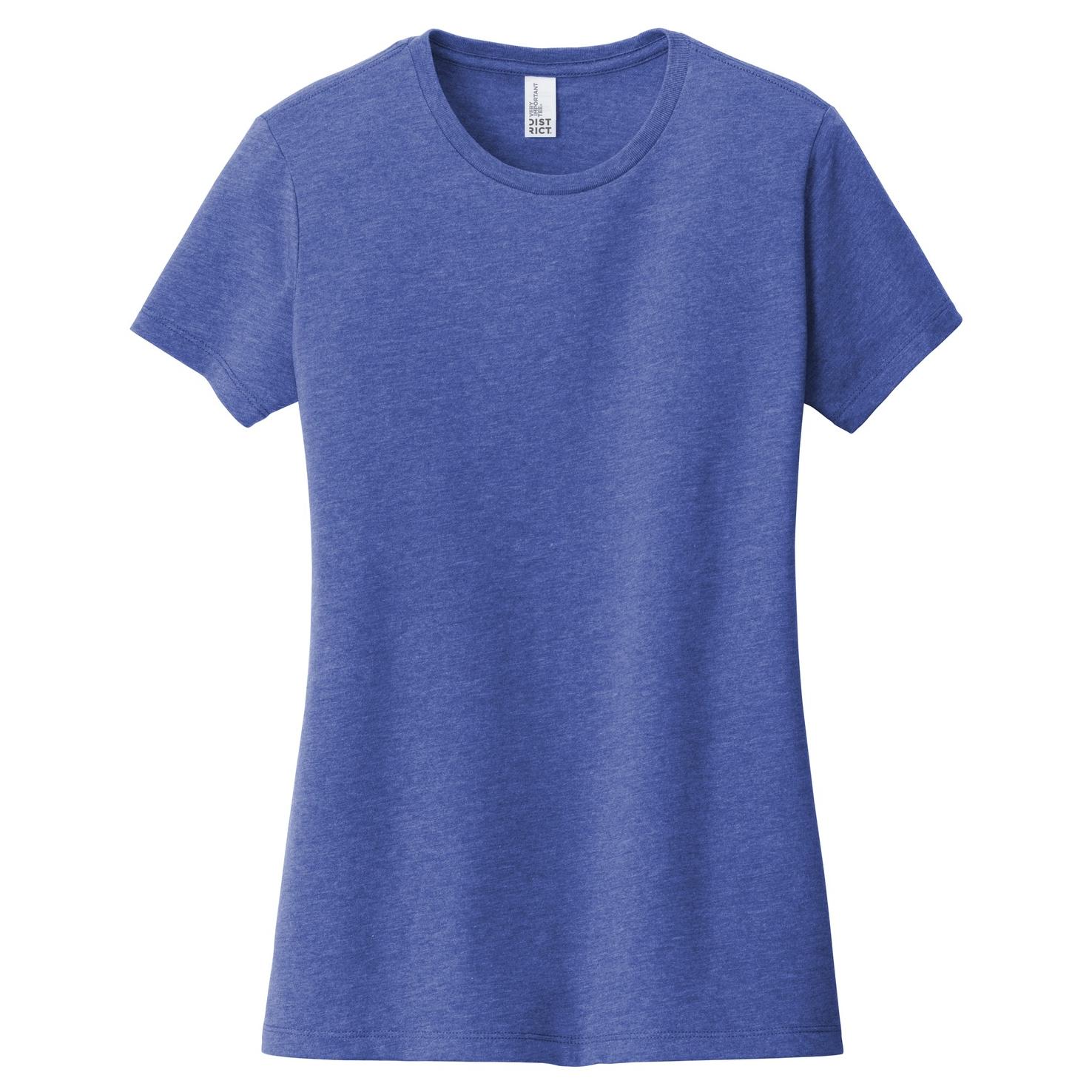 District DT6002 Women's Very Important Tee - Royal Frost | Full Source
