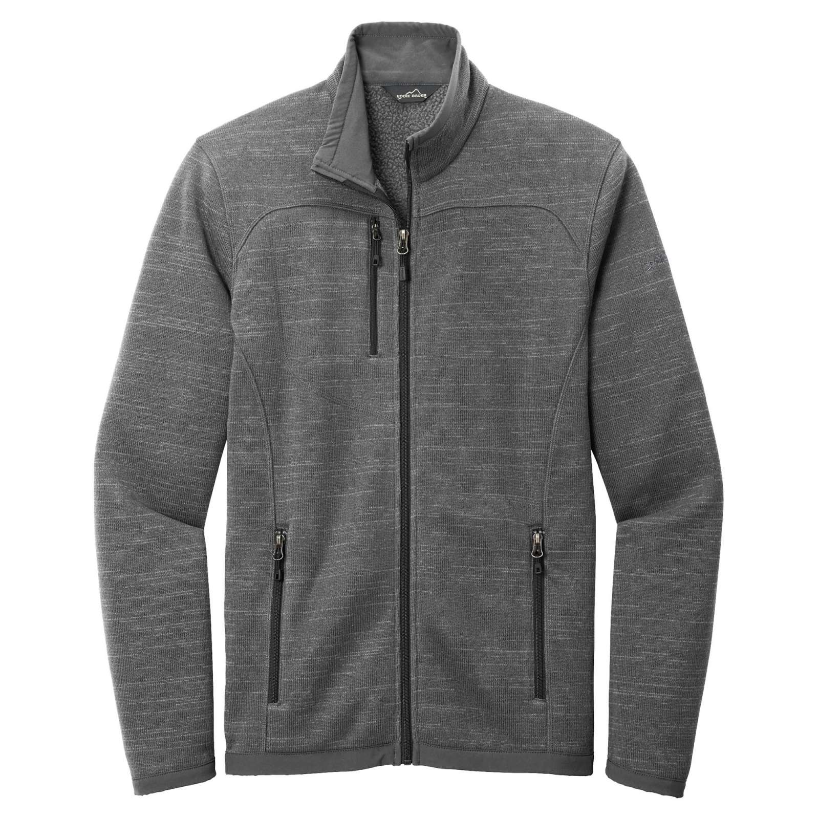 Eddie Bauer EB250 Sweater Fleece Full-Zip - Dark Grey Heather | Full Source