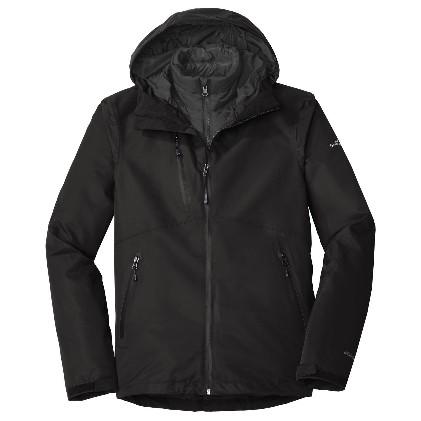 Eddie Bauer EB556 WeatherEdge Plus 3-in-1 Jacket - Black | Full Source