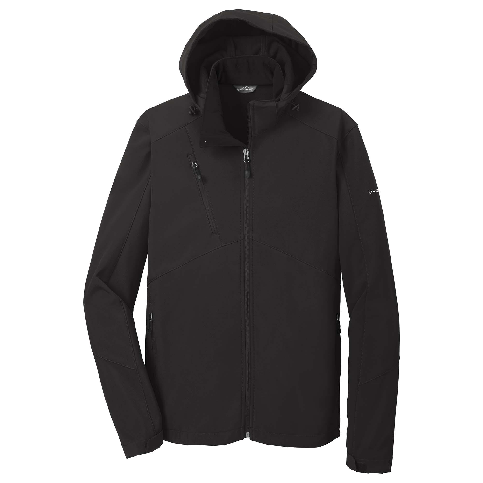 Eddie Bauer EB536 Hooded Soft Shell Parka - Black | Full Source