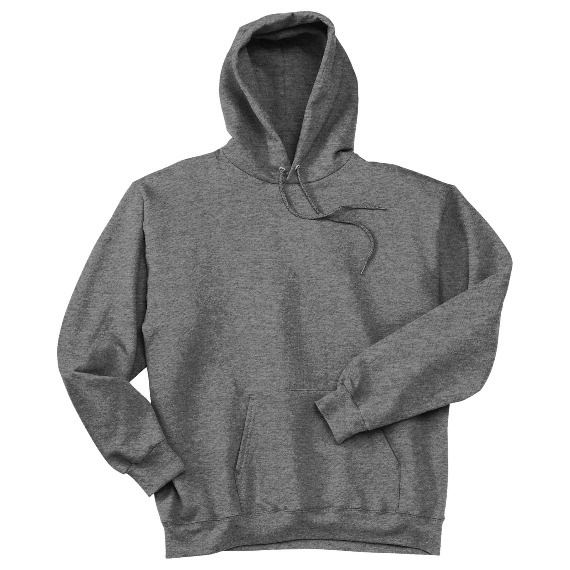 Hanes F170 Ultimate Cotton Pullover Hooded Sweatshirt - Light Steel ...