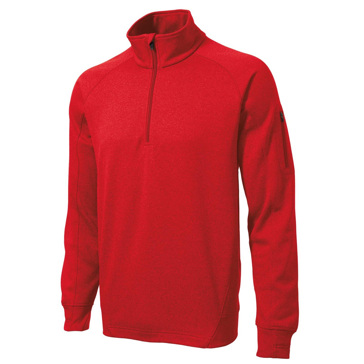 Sport-Tek F247 Tech Fleece 1/4-Zip Pullover Sweatshirt - True Red