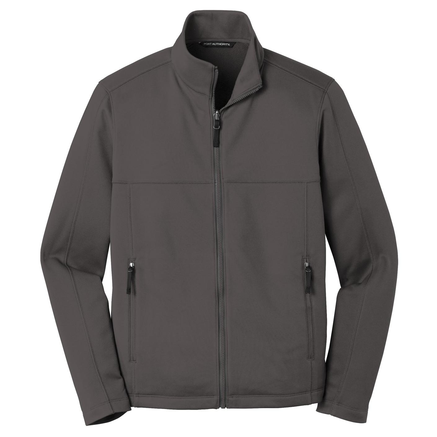 Port Authority F904 Collective Smooth Fleece Jacket - Graphite | Full ...