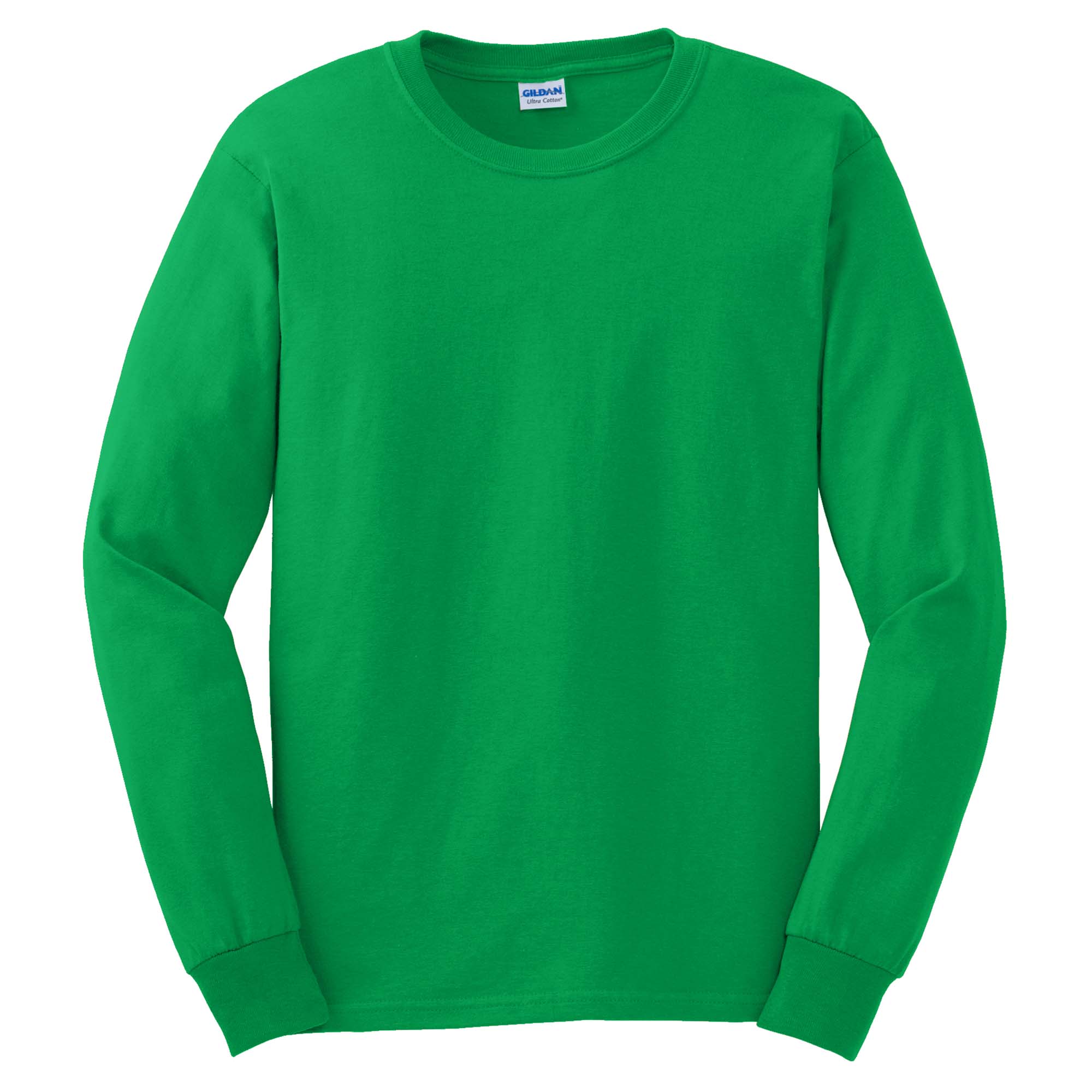 gildan irish green long sleeve t shirt