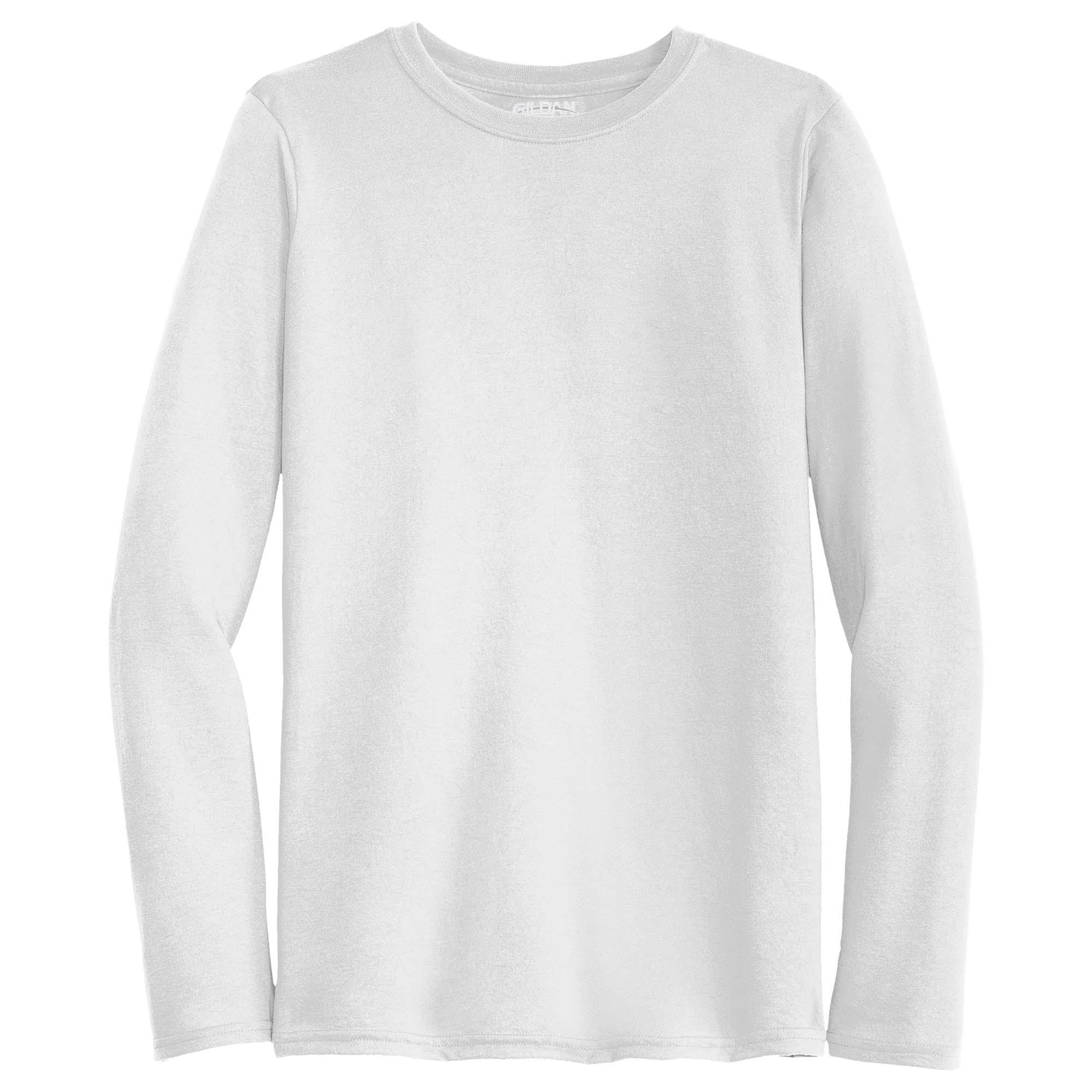 Gildan 42400 Performance Long Sleeve T-Shirt - White | Full Source