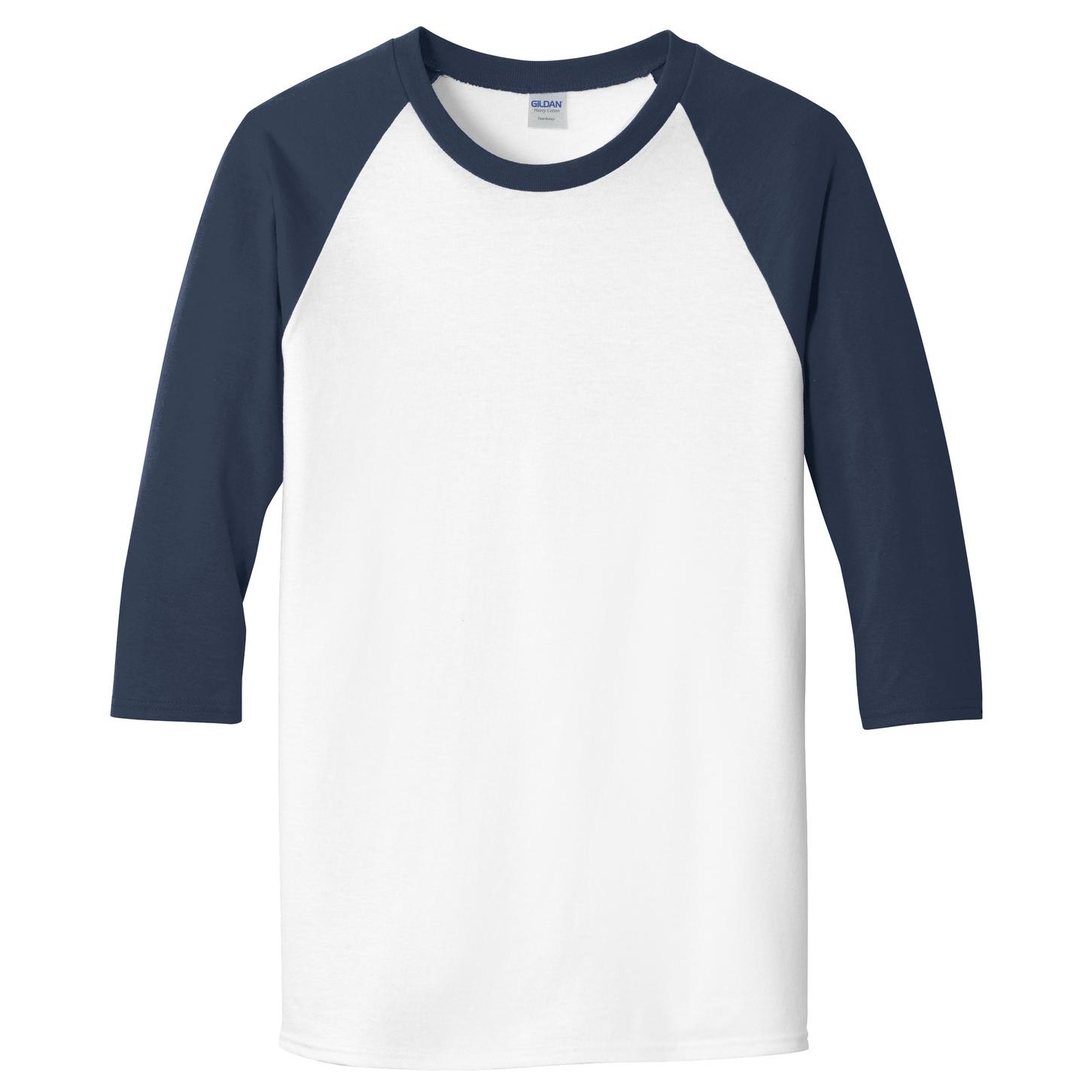 La Vista Frontale Della Maglietta Delle Maniche In Bianco Del Raglan 3 - Foto 12