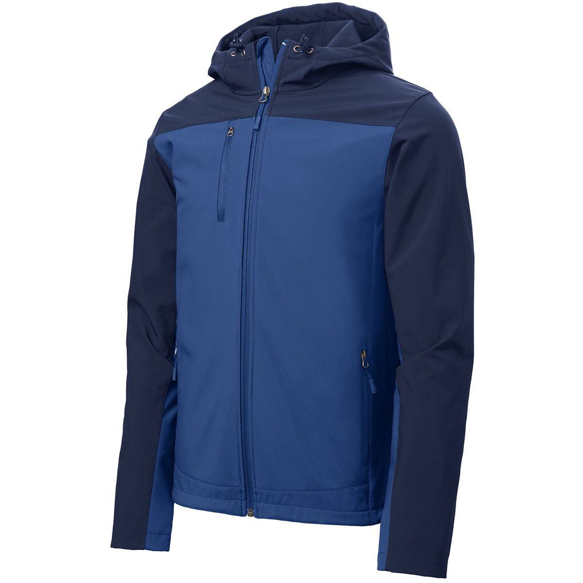 Port Authority J335 Hooded Core Soft Shell Jacket - Night Sky Blue ...