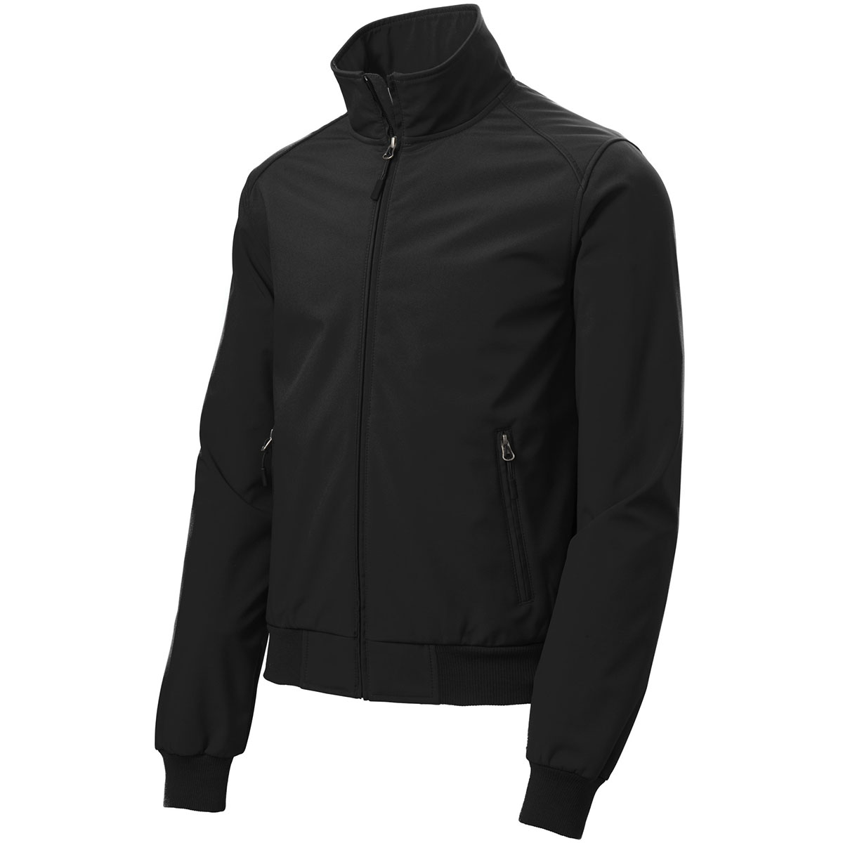 ジャケット・アウター SOUbaba Port Authority J337 Soft Shell Bomber Jacket - Black | Full Source