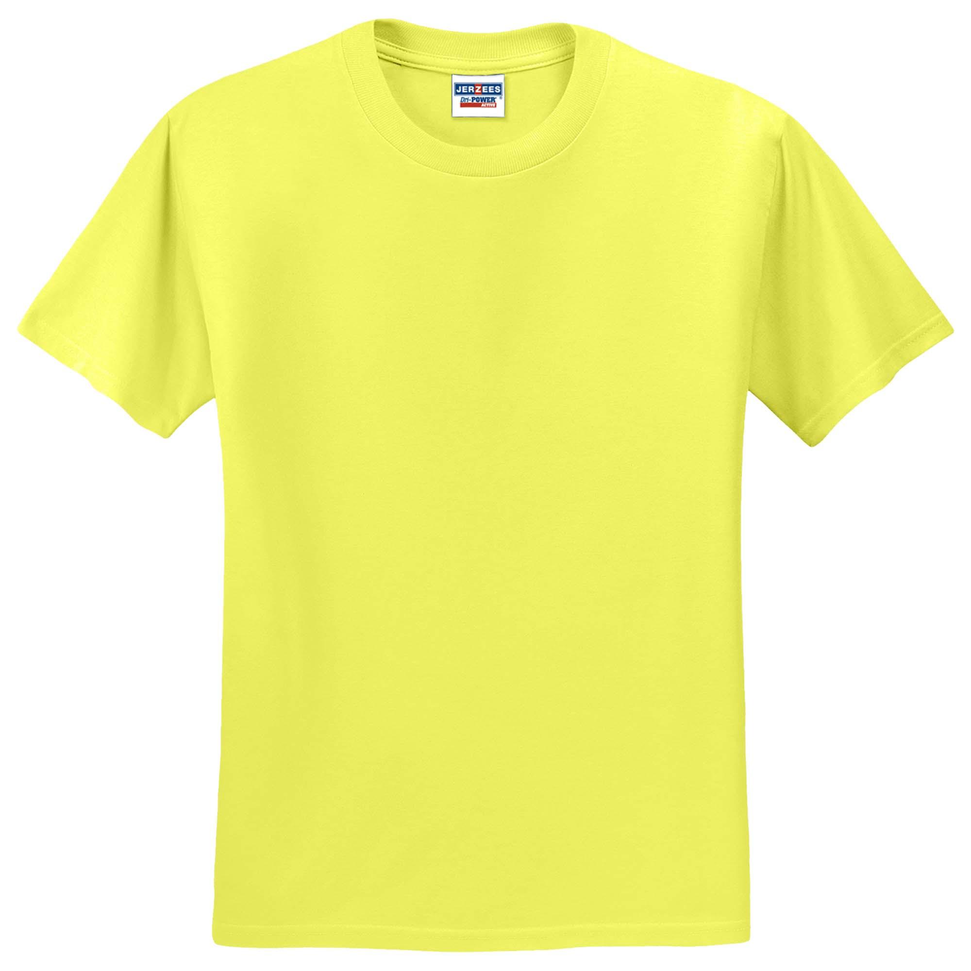 Jerzees 29M Dri-Power 50/50 Cotton/Poly T-Shirt - Neon