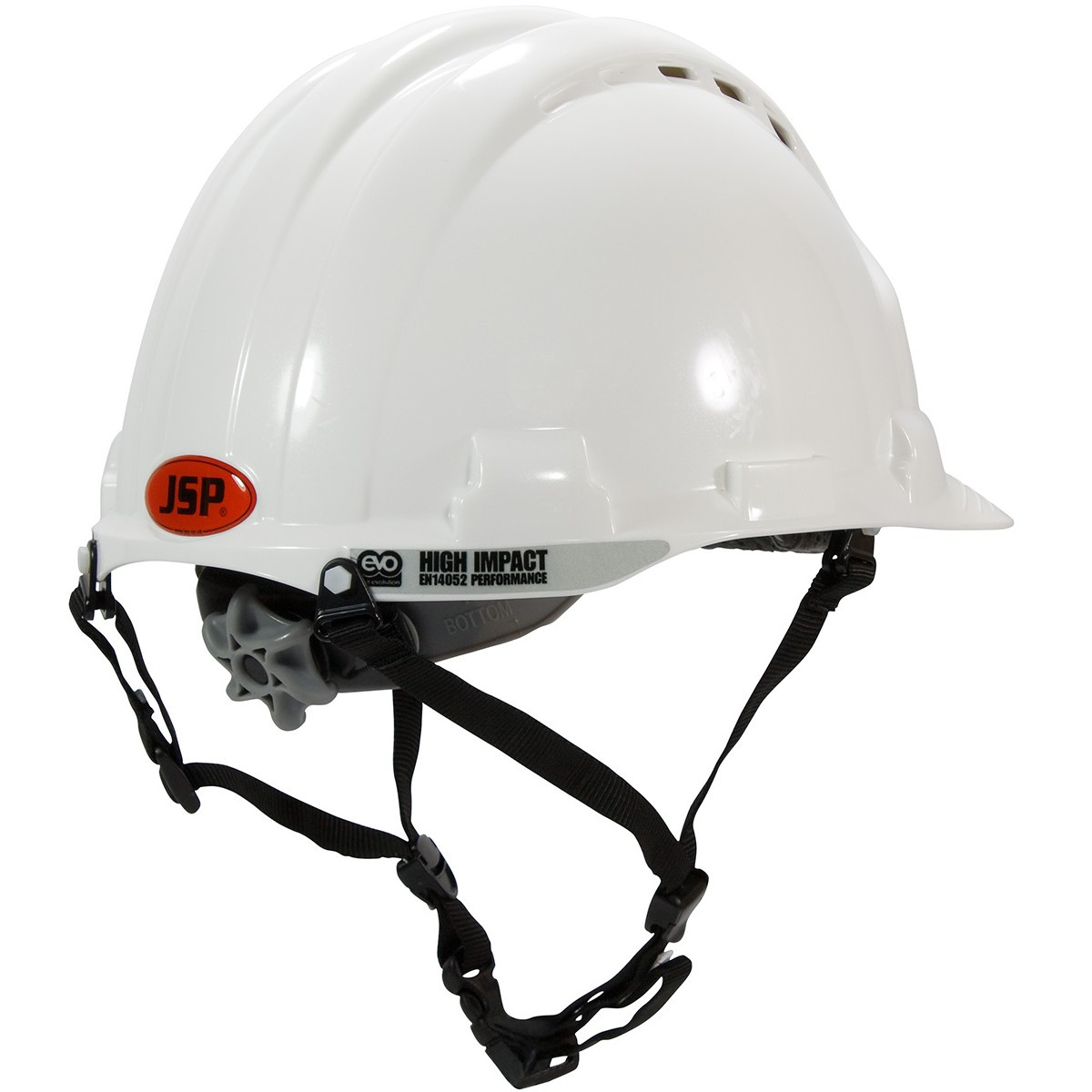 JSP MK8 Evolution Linesman ANSI Type II Vented Hard Hat - White | Full ...