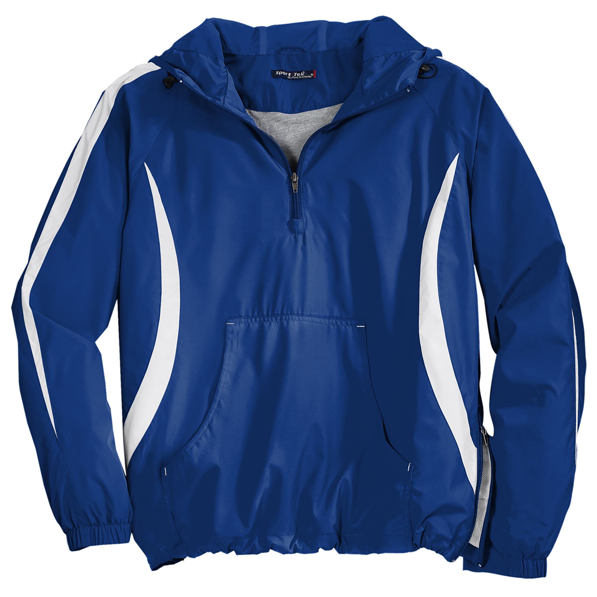Sport-Tek JST63 Colorblock Raglan Anorak Jacket - True Royal