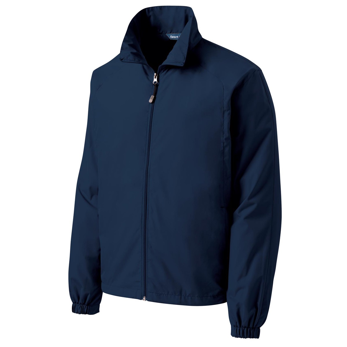Sport-Tek JST70 Full-Zip Wind Jacket - True Navy | Full Source