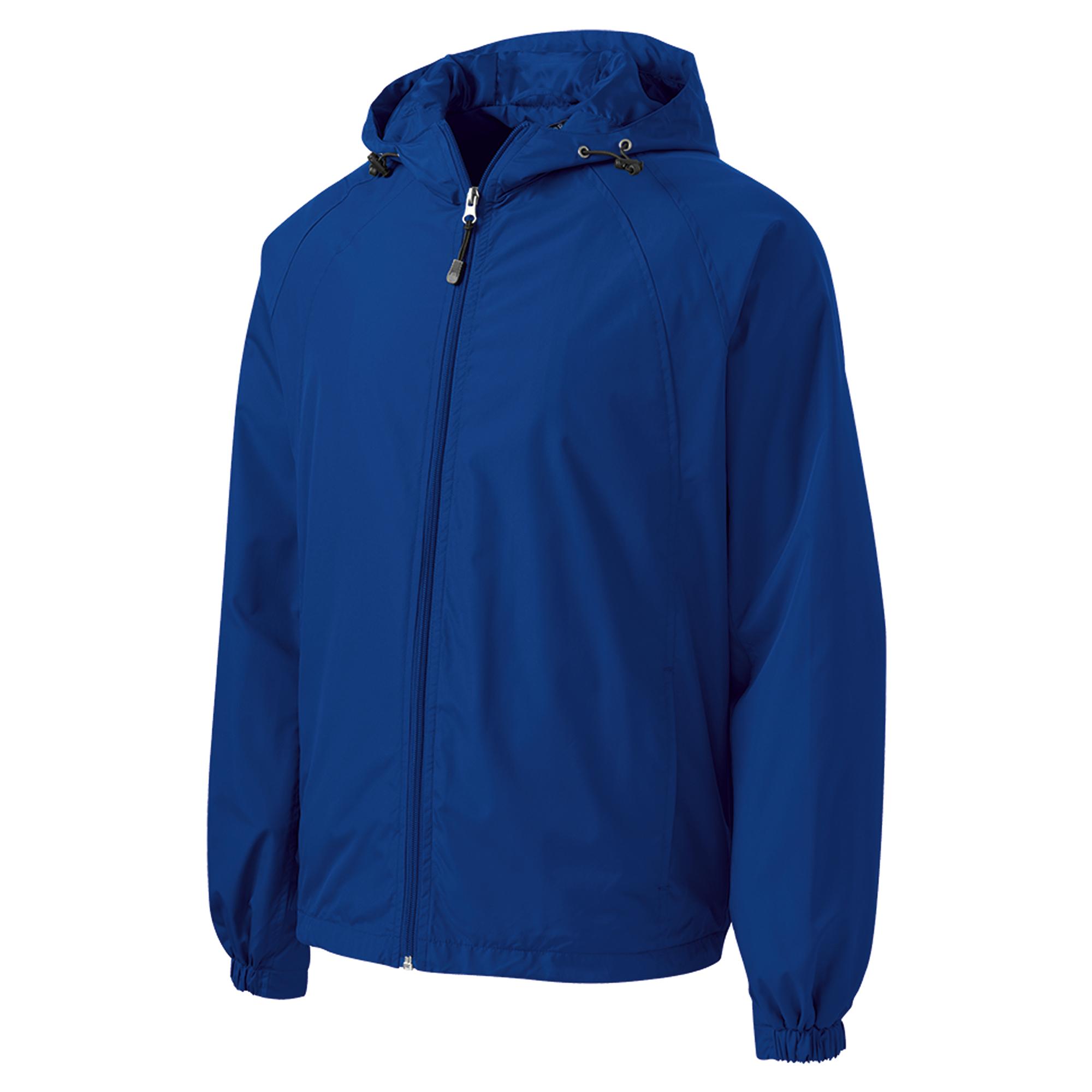 Sport-Tek JST73 Hooded Raglan Jacket - True Royal | Full Source