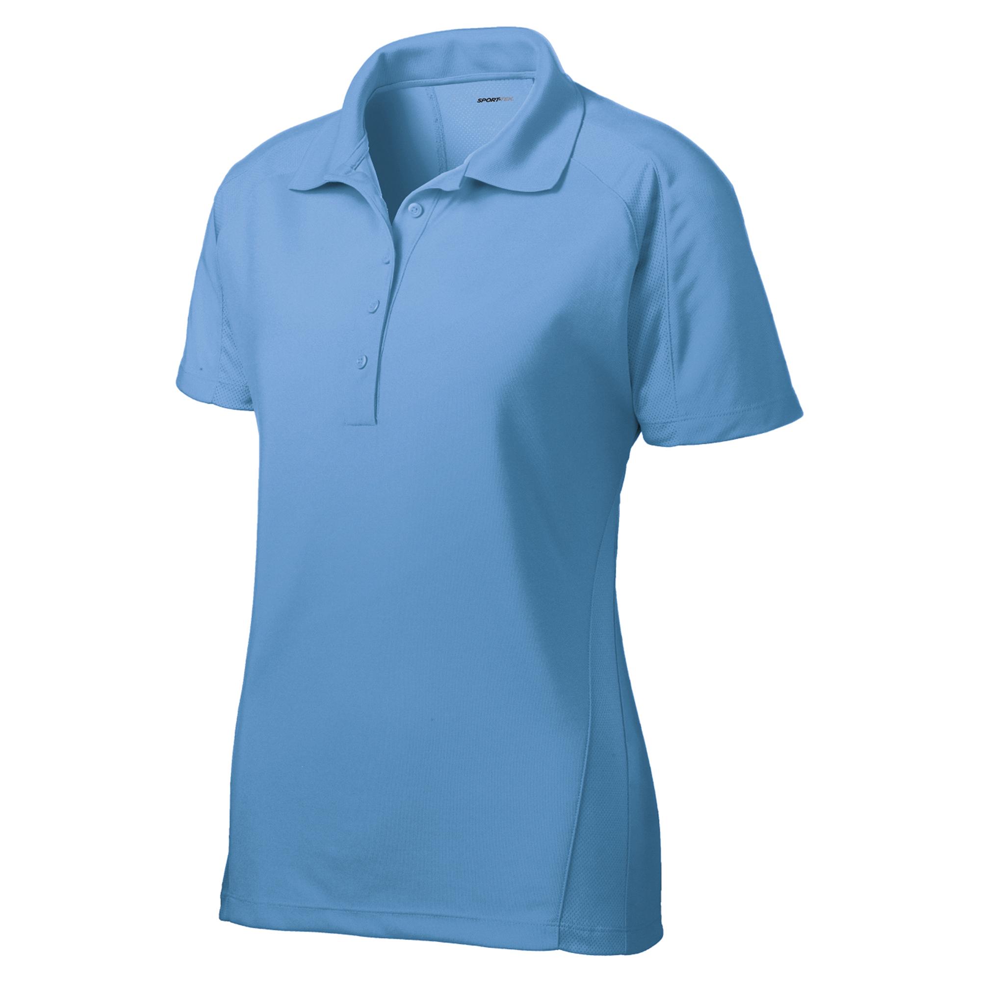 Sport-Tek L474 Ladies Dri-Mesh Pro Polo Shirt - Carolina Blue