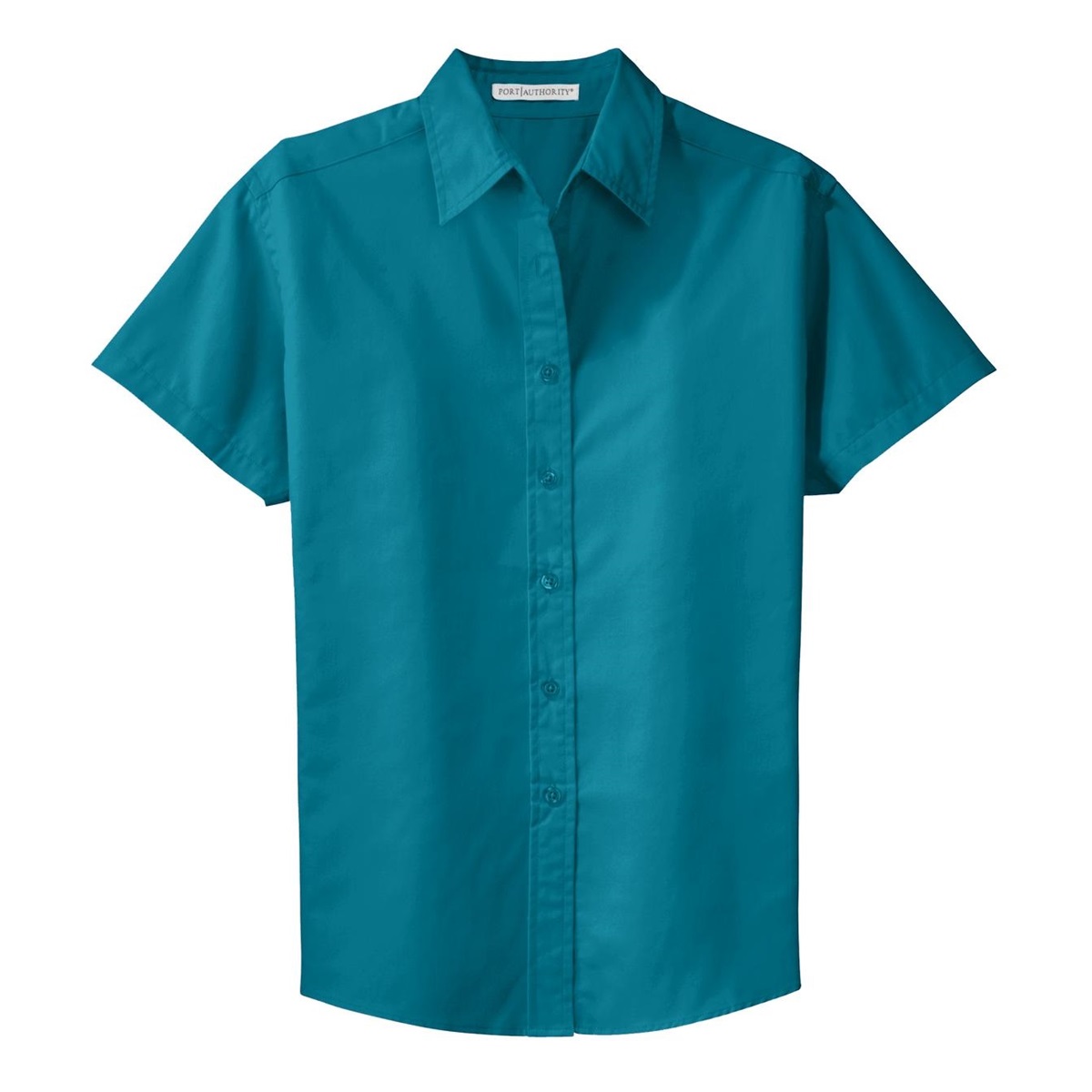 Port Authority L508 Ladies Short Sleeve Easy Care Shirt - Teal Green ...