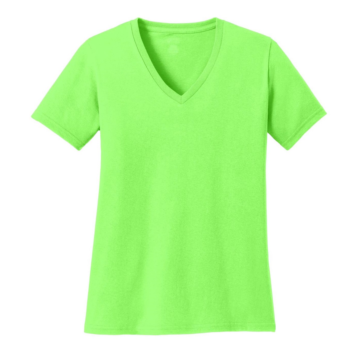 LPC54V Ladies Core Cotton V-Neck Tee 