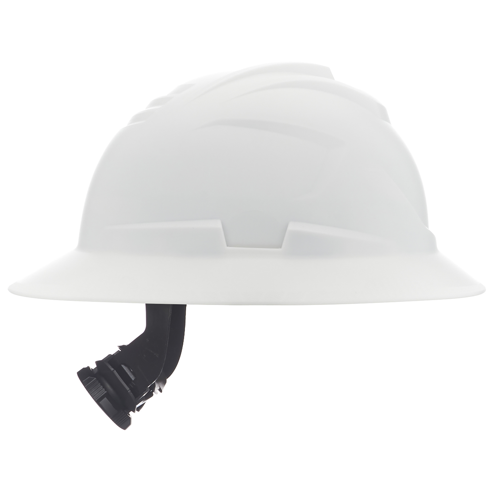 MSA 10215837 V-Gard C1 Full Brim Hard Hat - Ratchet Suspension