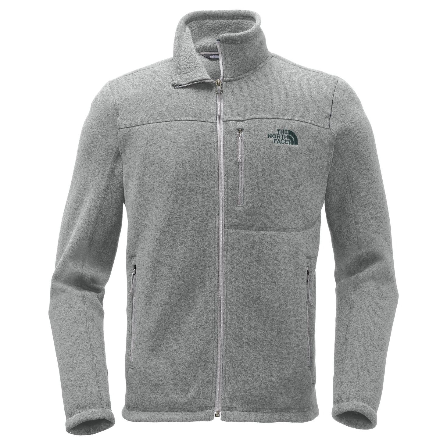 The North Face NF0A3LH7 Sweater Fleece Jacket - Medium Grey Heather ...