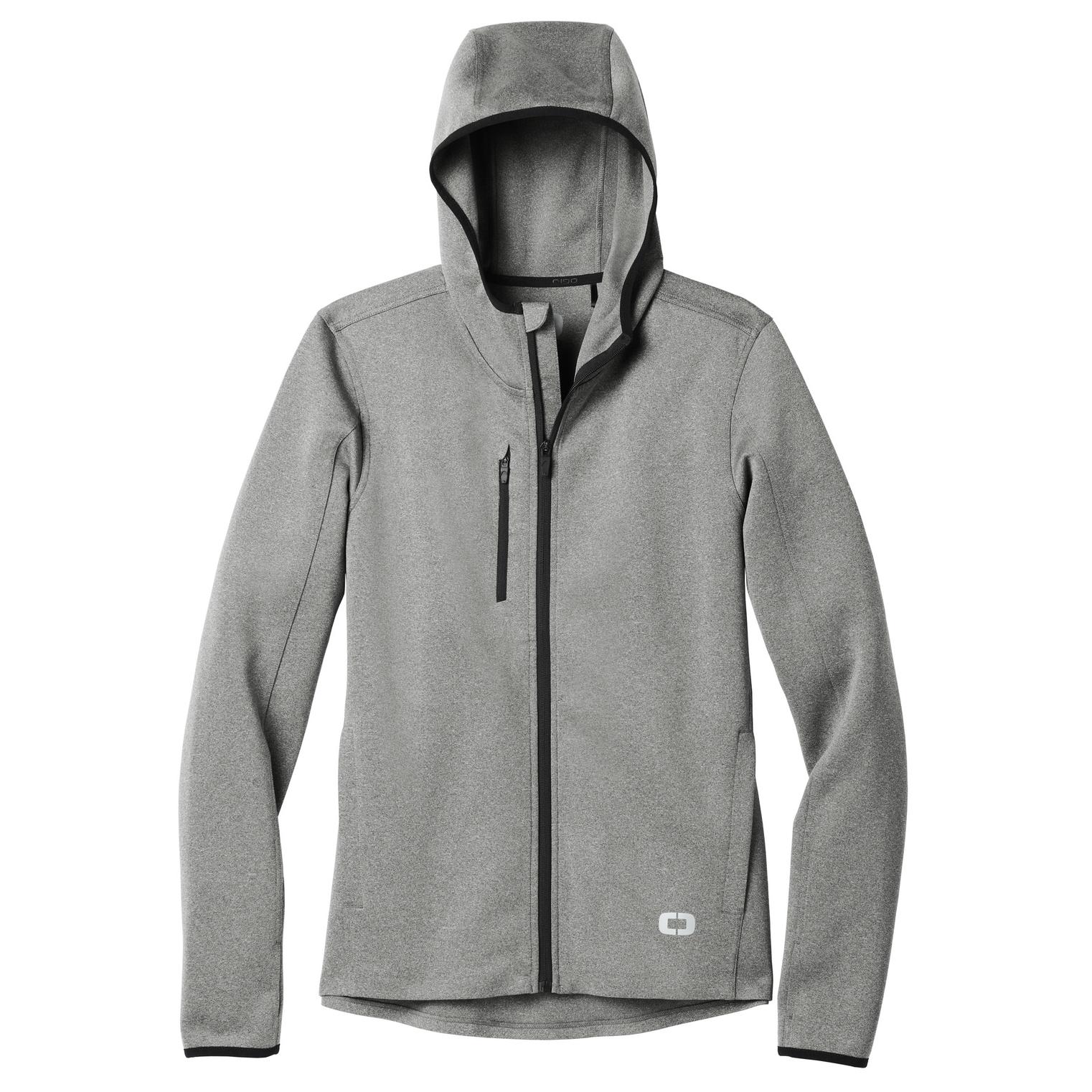 OGIO Endurance OE728 Stealth Full-Zip Jacket - Heather Grey | Full Source