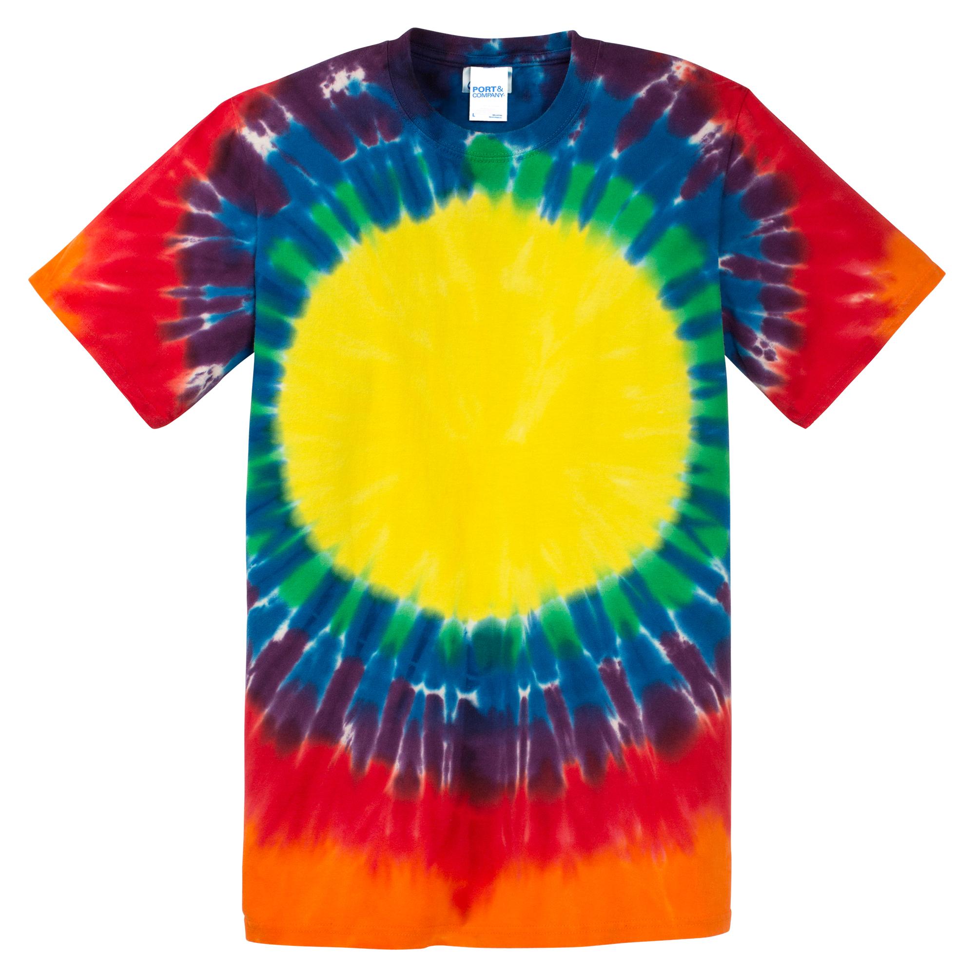 Port & Company Boys Tie-Dye Tee – Ocean Rain Color, 5.4 Oz 100% Cotton, Standard Fit - View #7