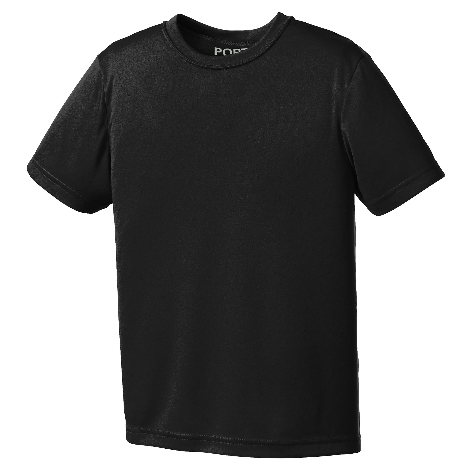 Port & Company PC380Y Youth Performance Tee - Jet Black | Full Source