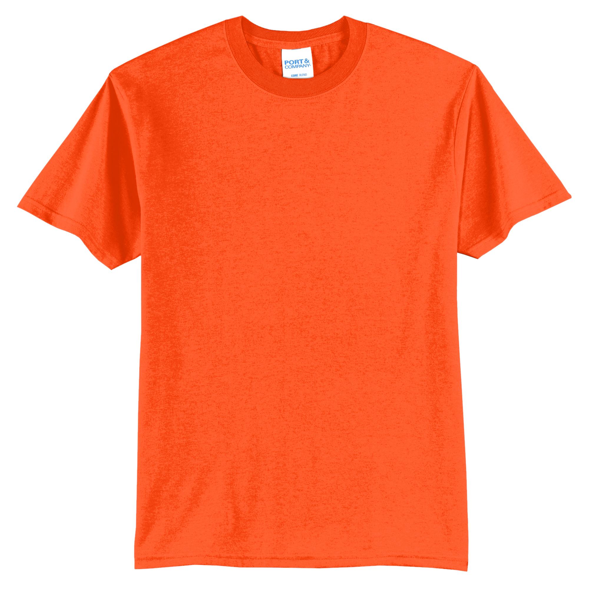 Port & Company PC55 Core Blend Tee - Safety Orange | Full Source