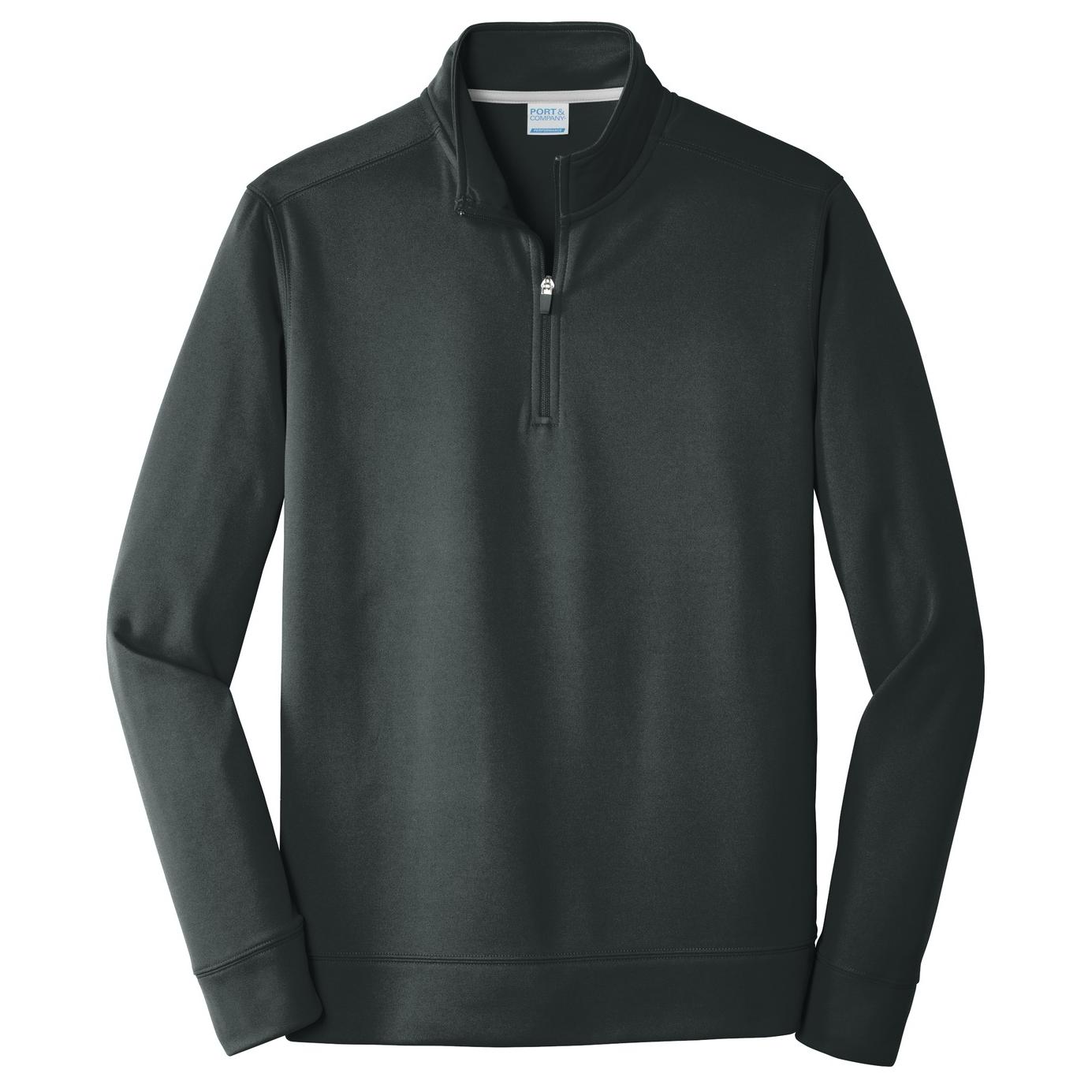 Port & Company PC590Q Performance Fleece 1/4-Zip Pullover Sweatshirt ...