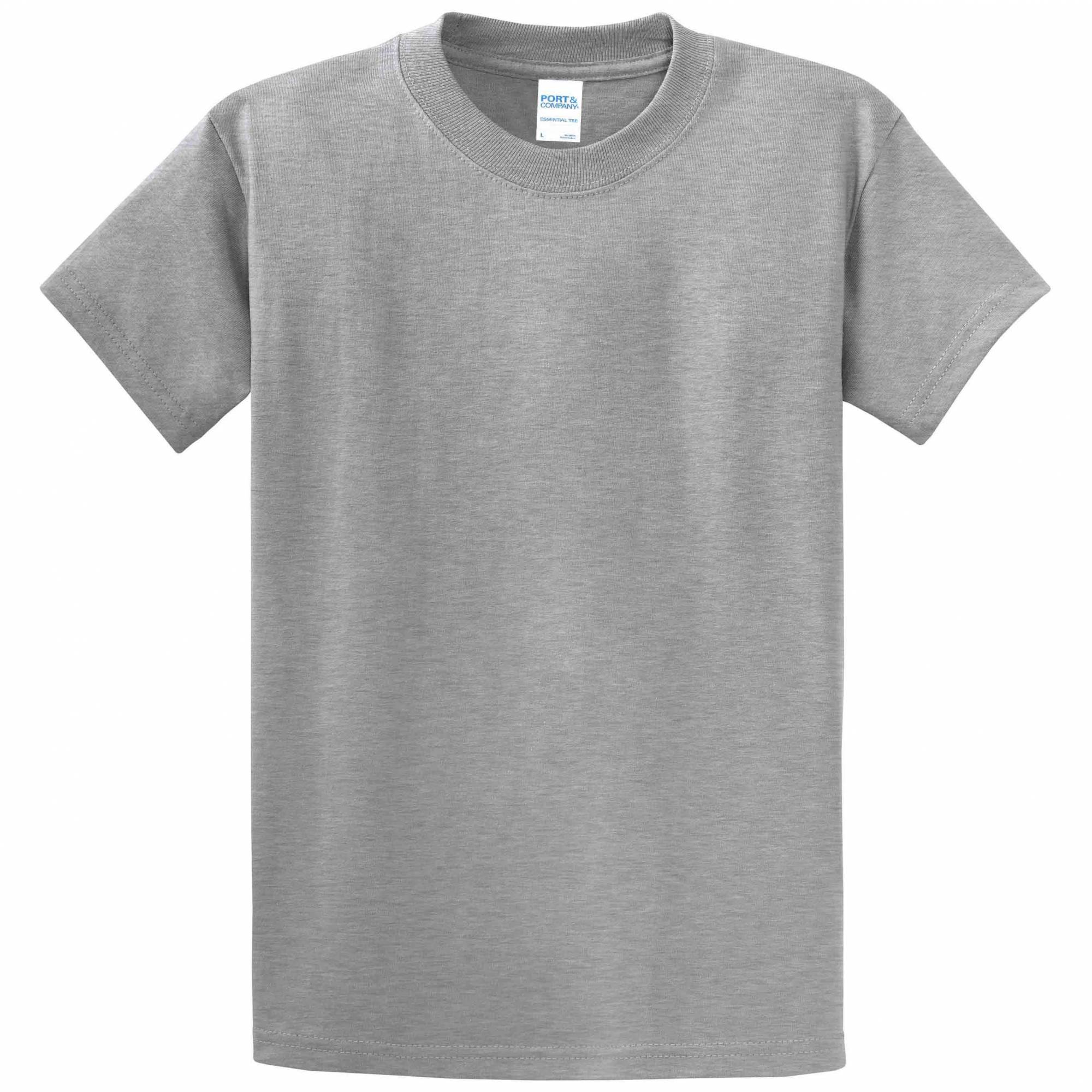 athletic gray t shirt