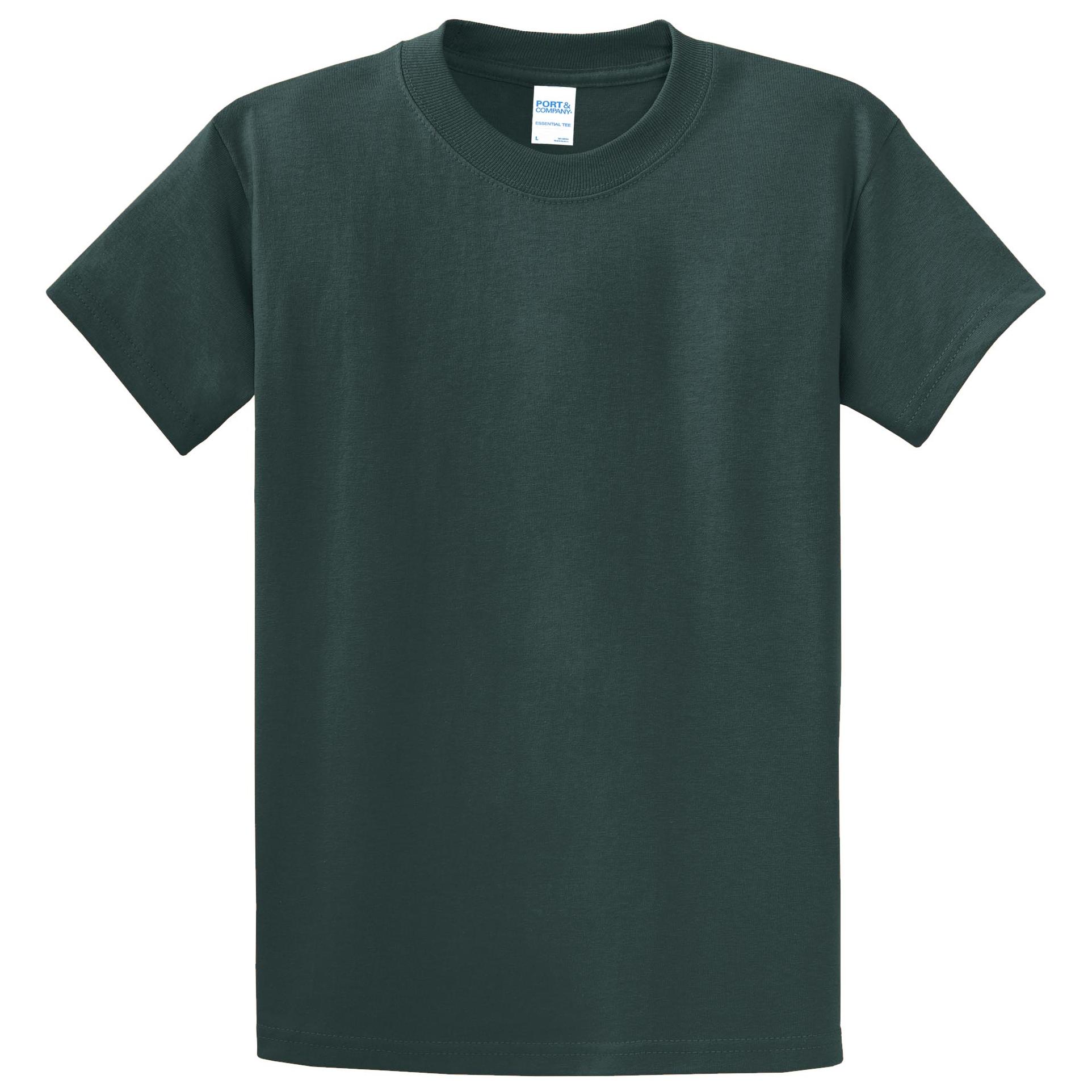 Port & Company PC61 Essential T-Shirt - Dark Green | Full Source