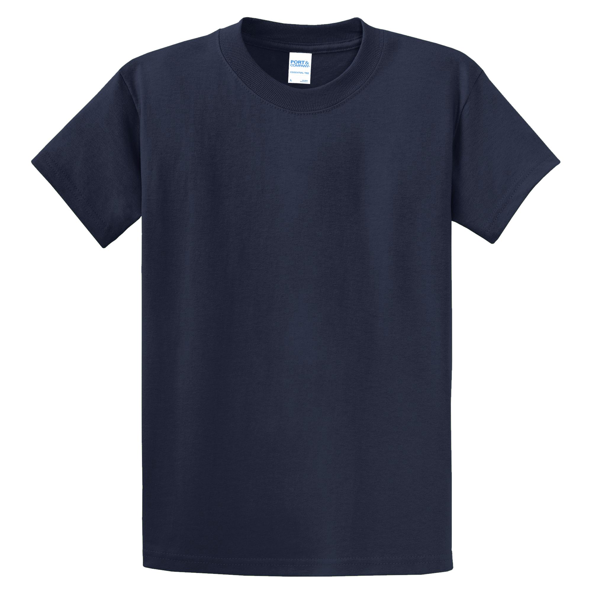 Port & Company PC61T Tall Essential T-Shirt - Deep Navy | Full Source