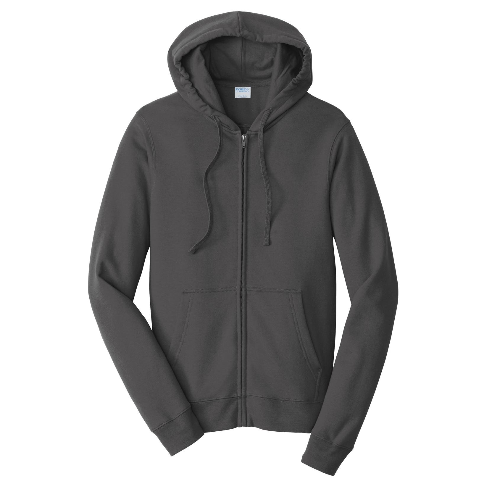Port & Company PC850ZH Fan Favorite Fleece Full-Zip Hooded Sweatshirt ...