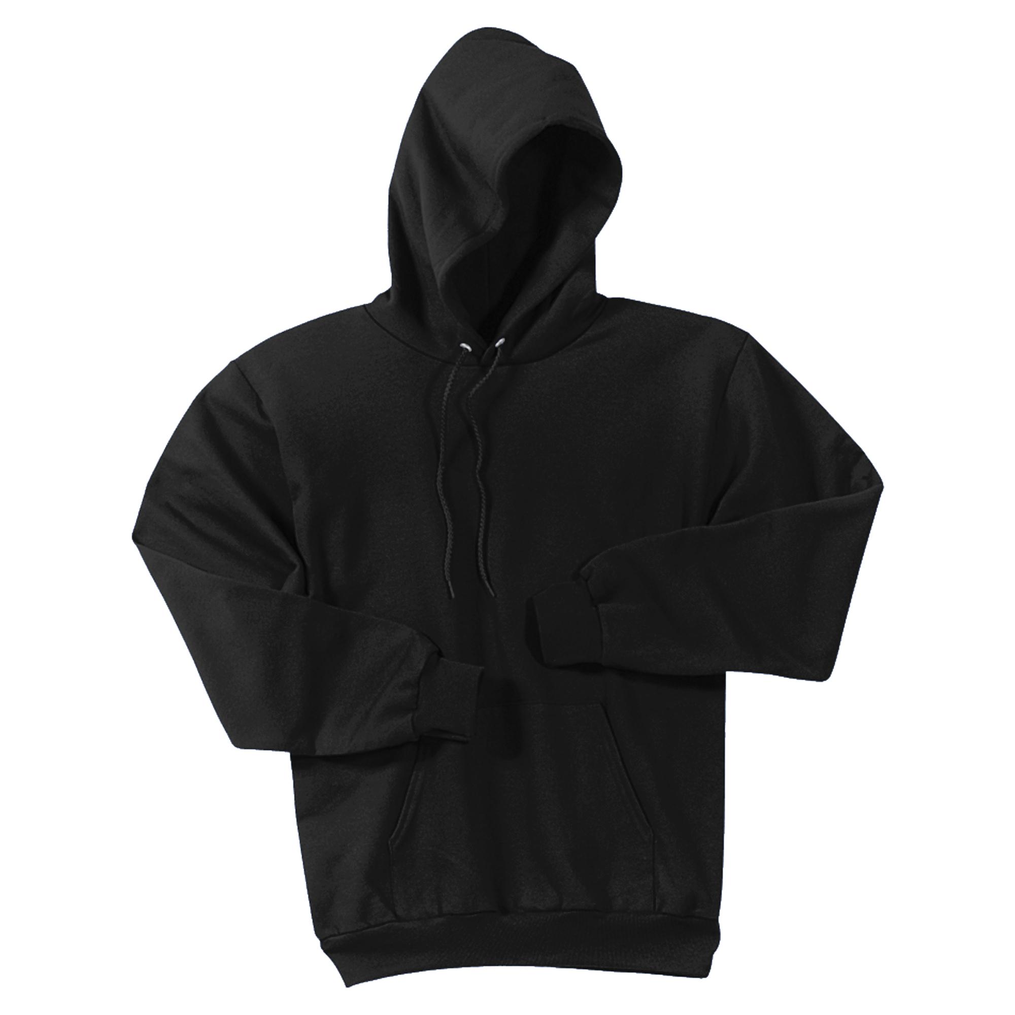 Port & Company PC90H Essential Fleece Pullover Hooded Sweatshirt - Jet ...