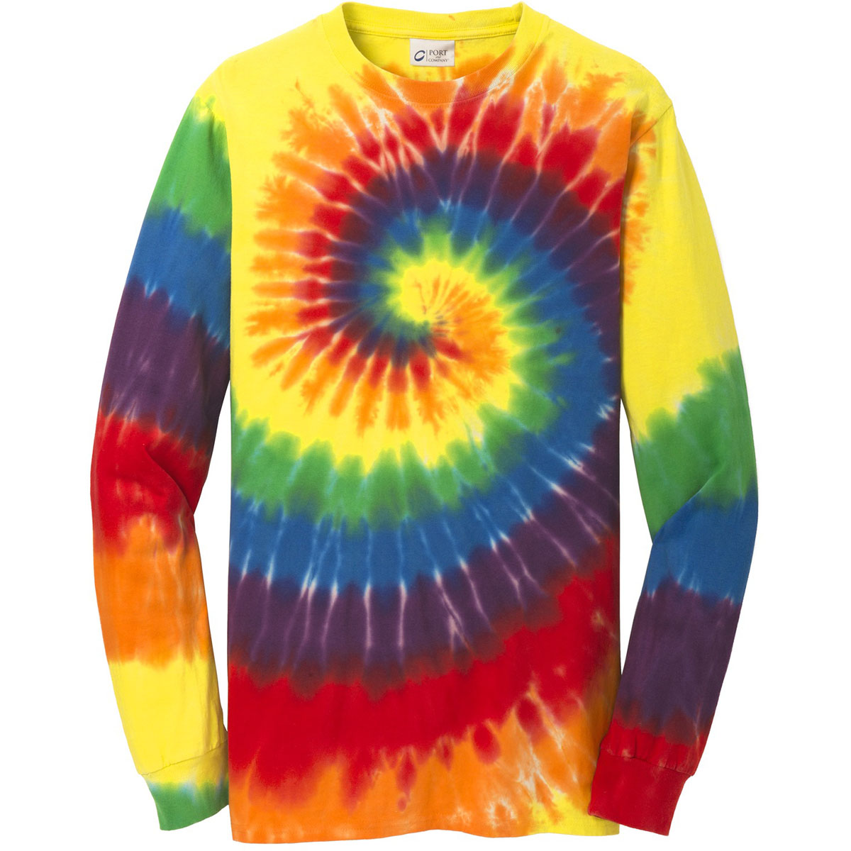 Port & Company Boys' Essential Tie-Dye T-Shirt - Ocean Rain Color, Size Small (5.4 Oz, 100% Cotton) - View #10