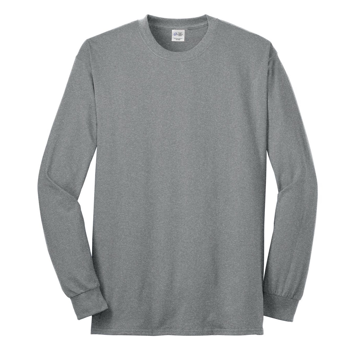 Port & Company PC55LS Long Sleeve 50/50 Cotton/Poly T-Shirt - Athletic ...