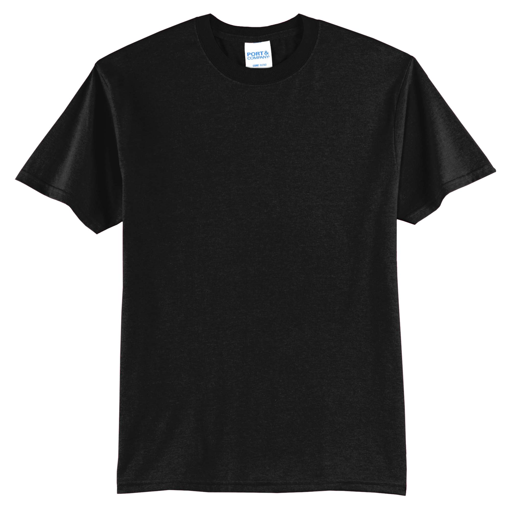 Port & Company PC55 Core Blend Tee - Jet Black | Full Source