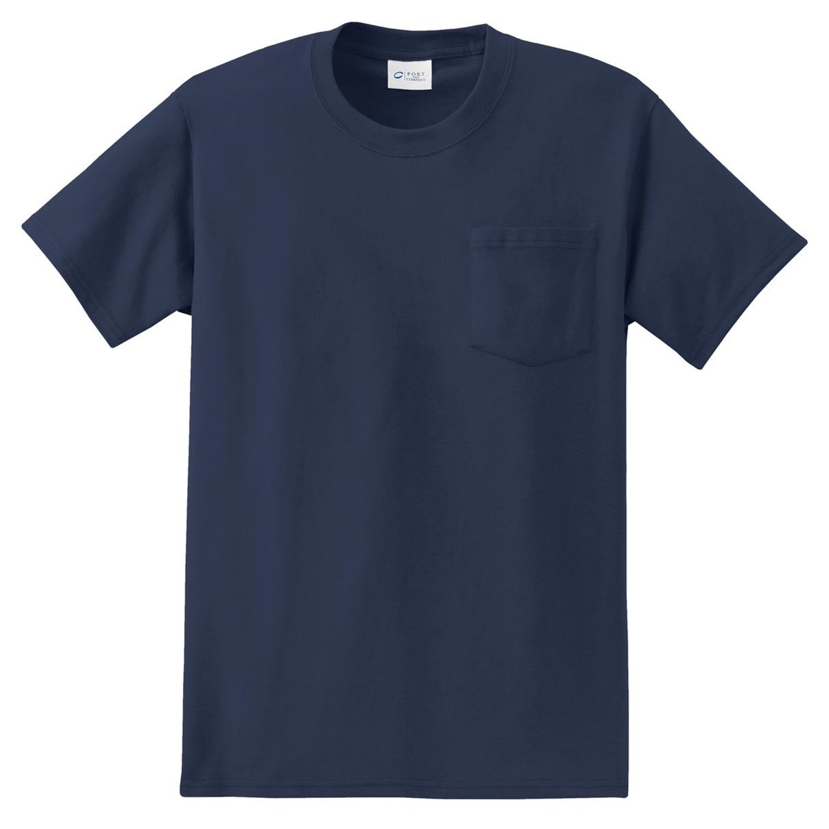 Port & Company PC61P Essential Pocket Tee - Navy | Full Source