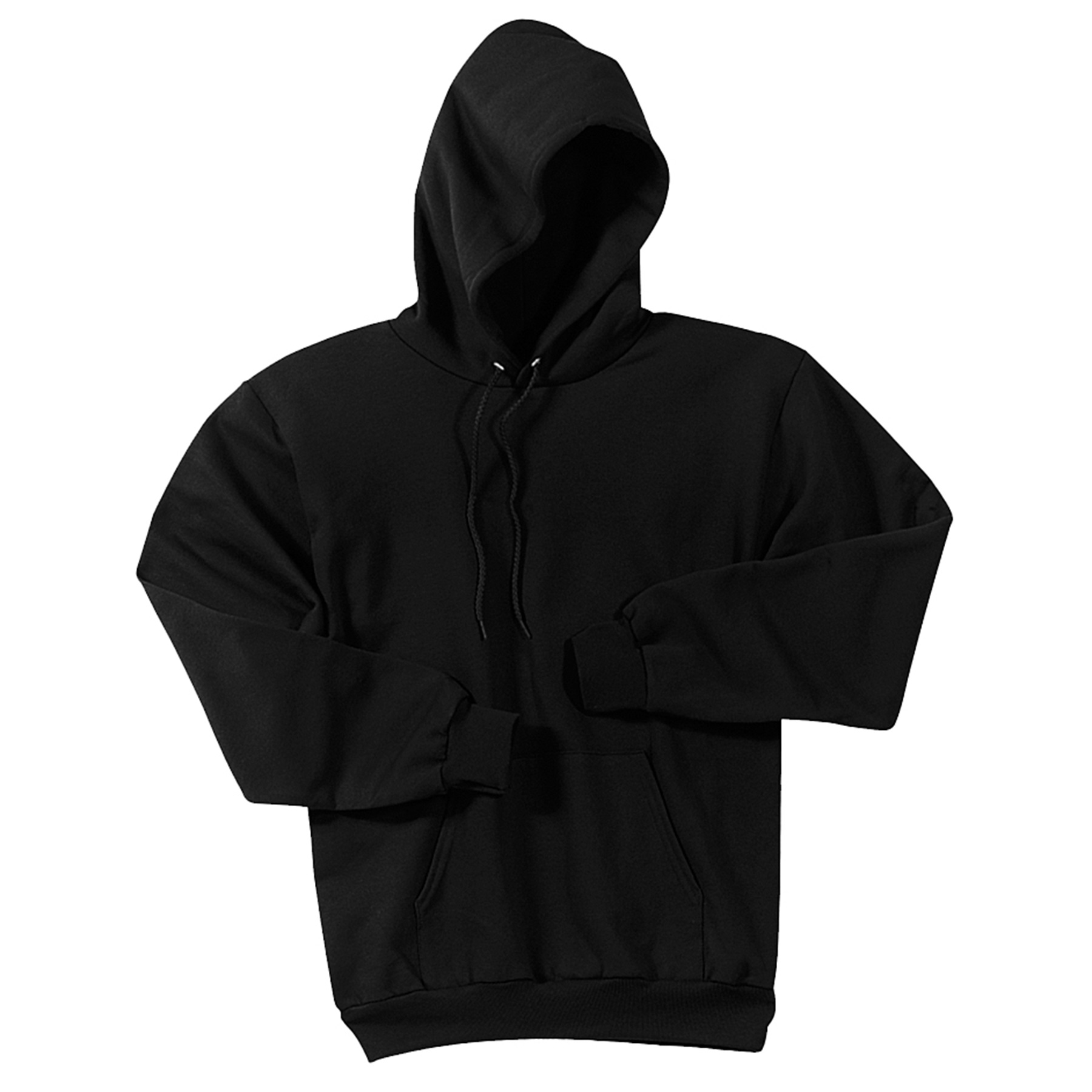 Port & Company PC78H Classic Pullover Hooded Sweatshirt - Jet Black ...