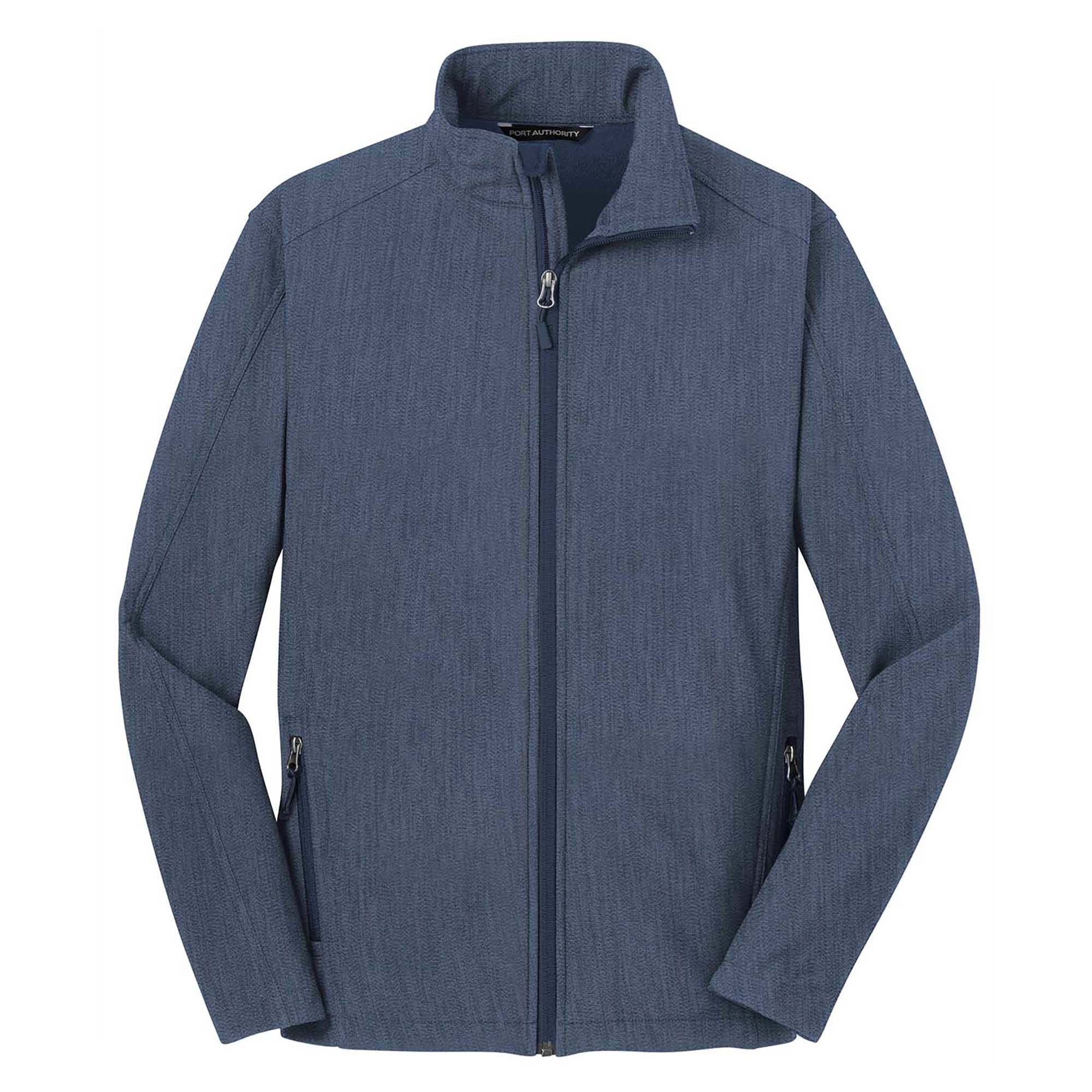 Port Authority J317 Core Soft Shell Jacket - Navy Heather | Full Source