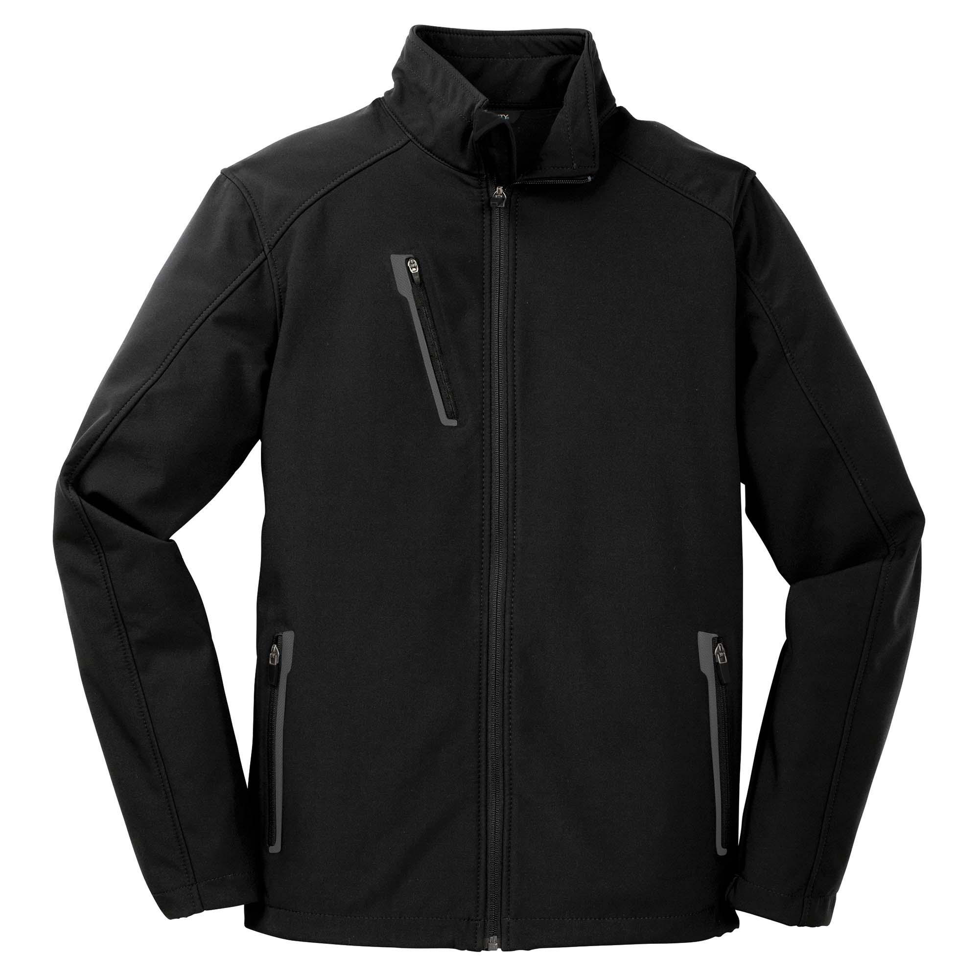 Port Authority J324 Welded Soft Shell Jacket - Black | Full Source