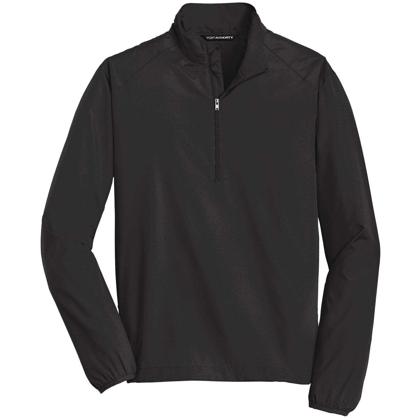 Port Authority Golf Wind Shirt Zephyr V-Neck Pullover Windbreaker Jacket  J342