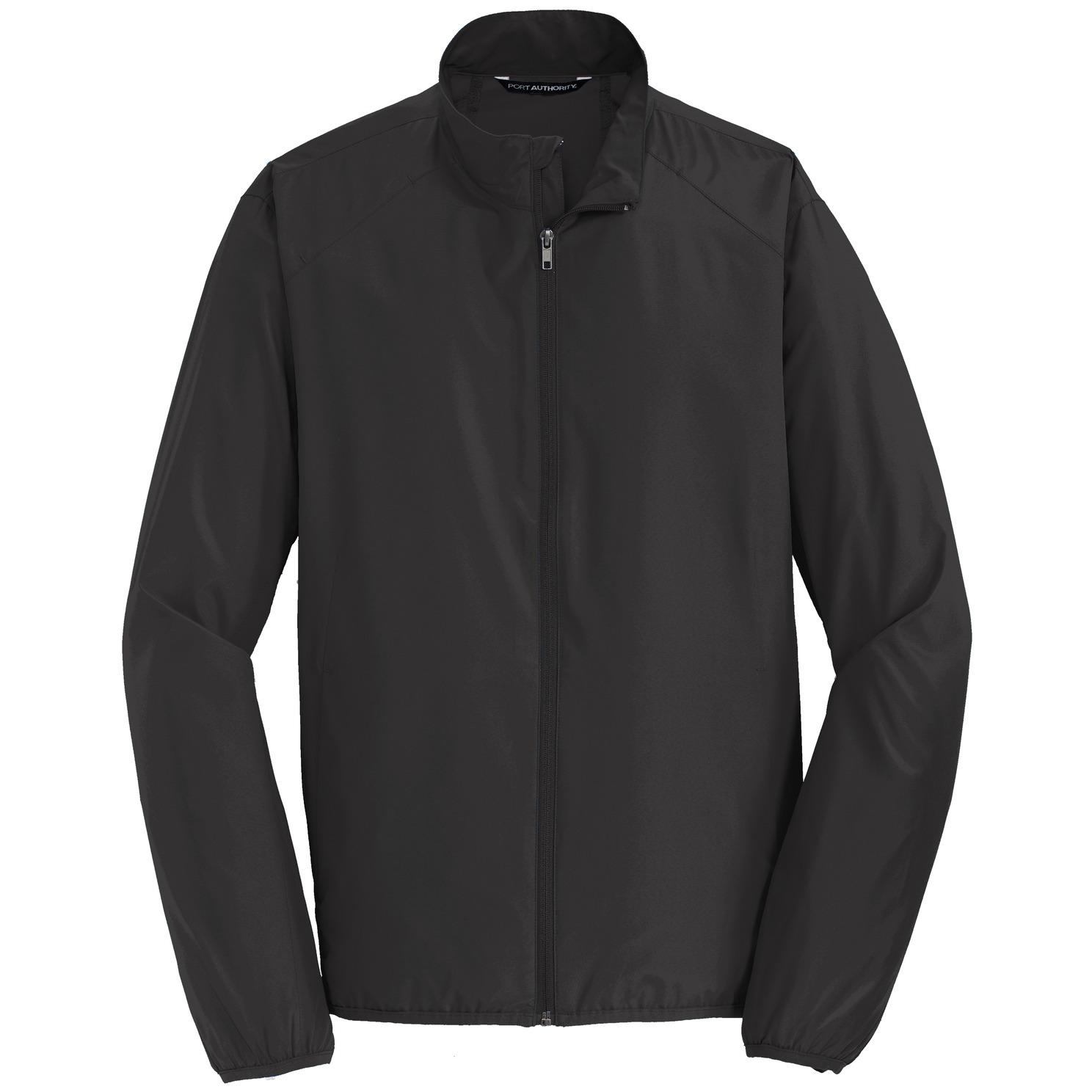 Port Authority J344 Zephyr Full-Zip Jacket - Black | Full Source