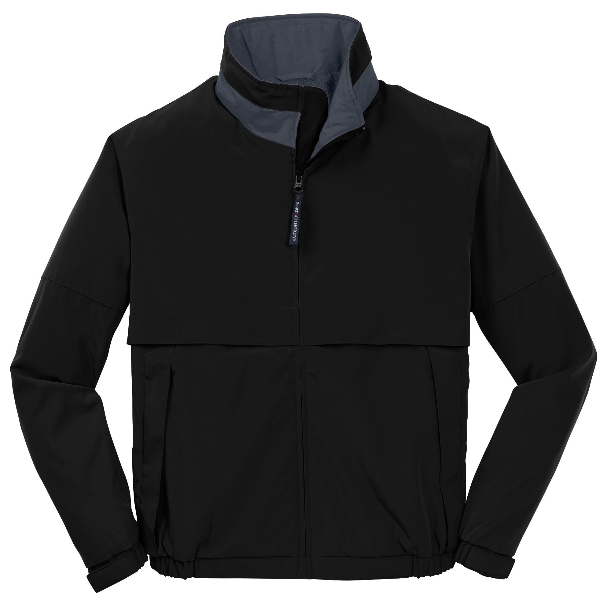 Port Authority J764 Legacy Jacket - Black/Steel Grey | Full Source