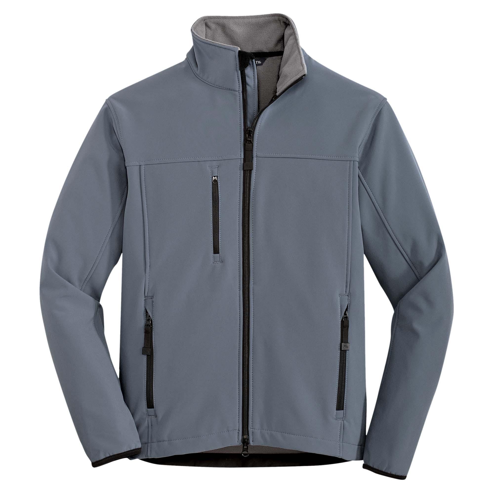 Port Authority J790 Glacier Soft Shell Jacket - Atlantic Blue/Chrome ...