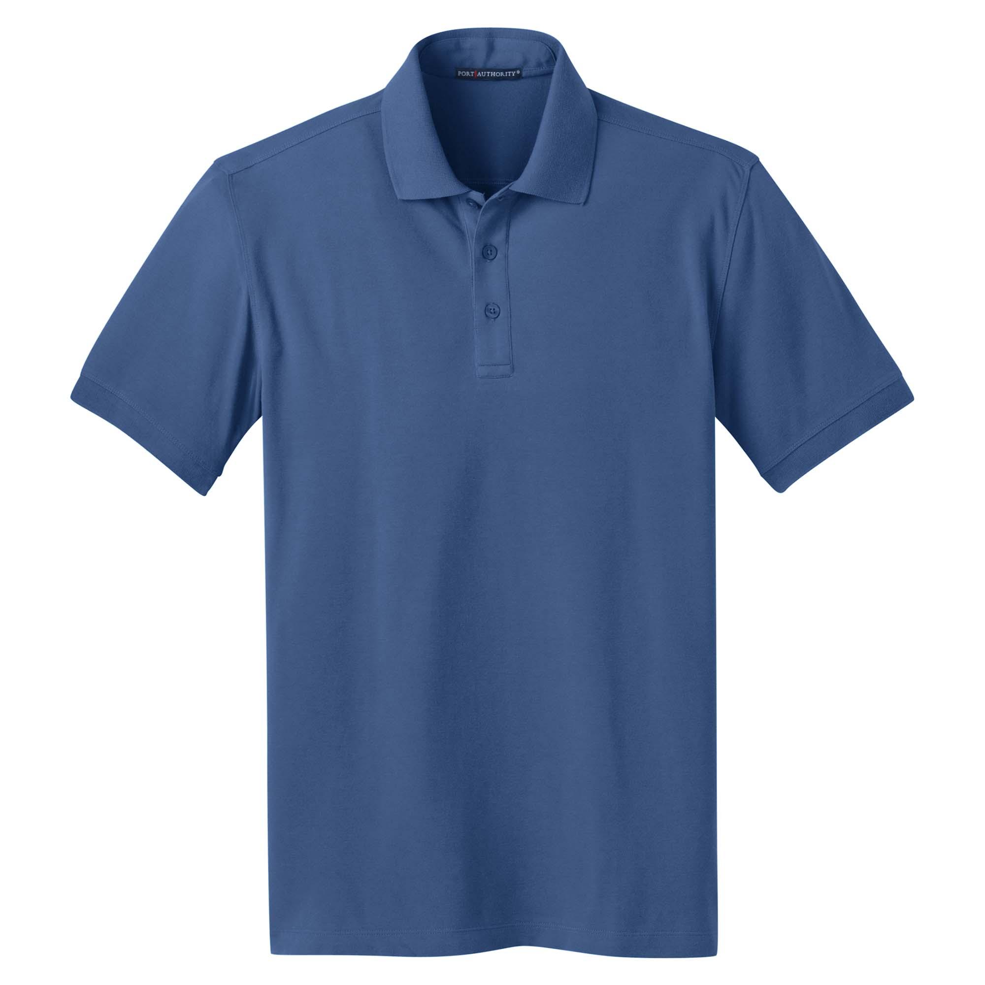 Port Authority K555 Stretch Pique Polo - Moonlight Blue | Full Source