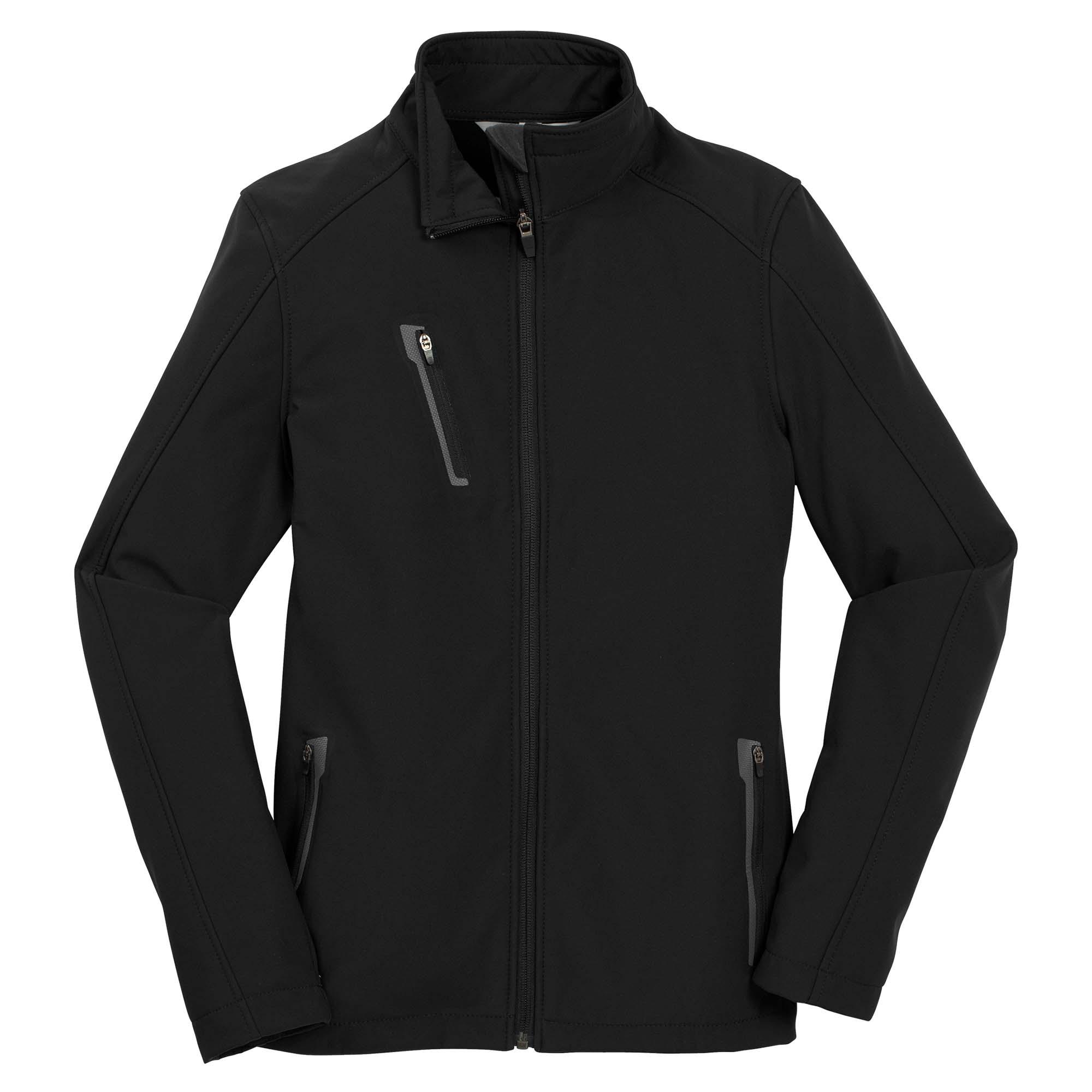 Port Authority L324 Ladies Welded Soft Shell Jacket - Black | Full Source