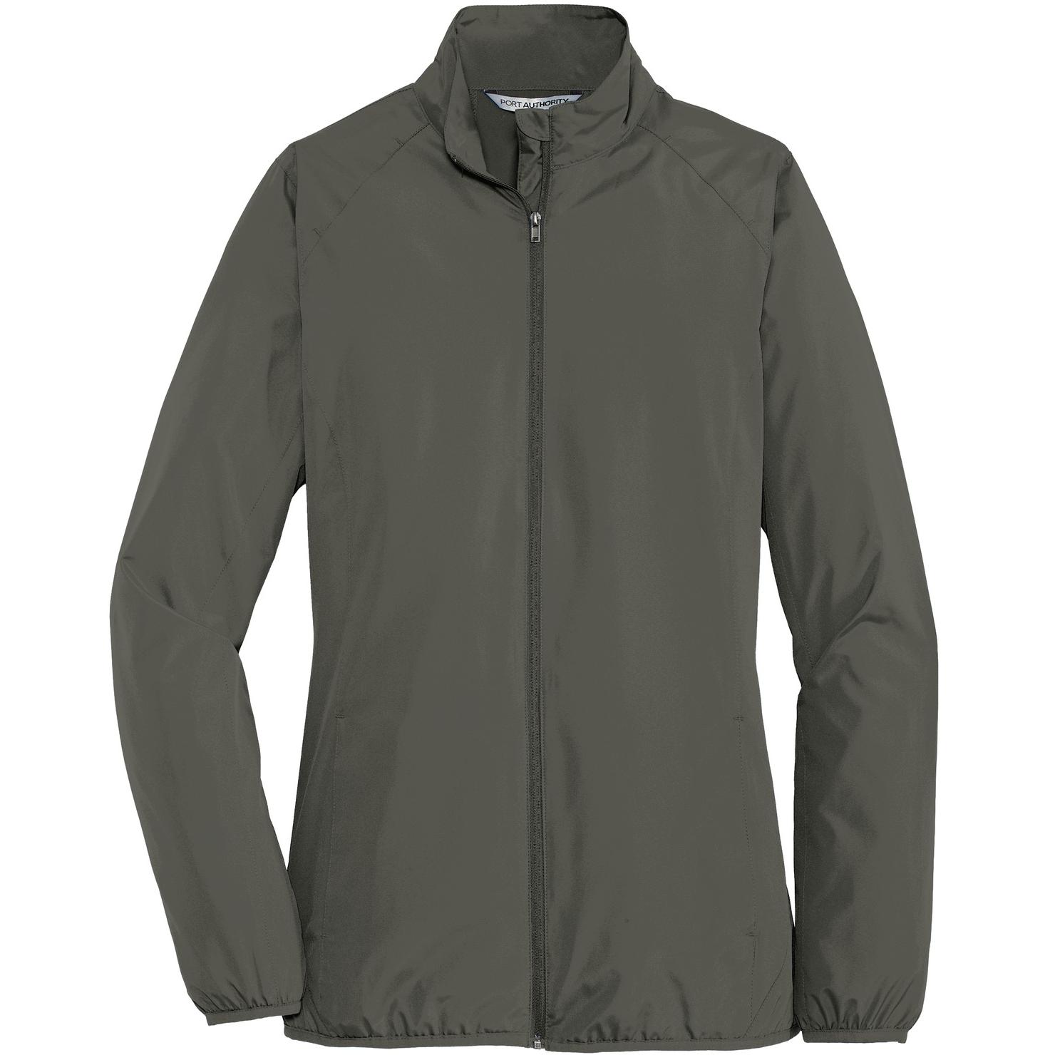 Port Authority L344 Ladies Zephyr Full-Zip Jacket - Grey Steel