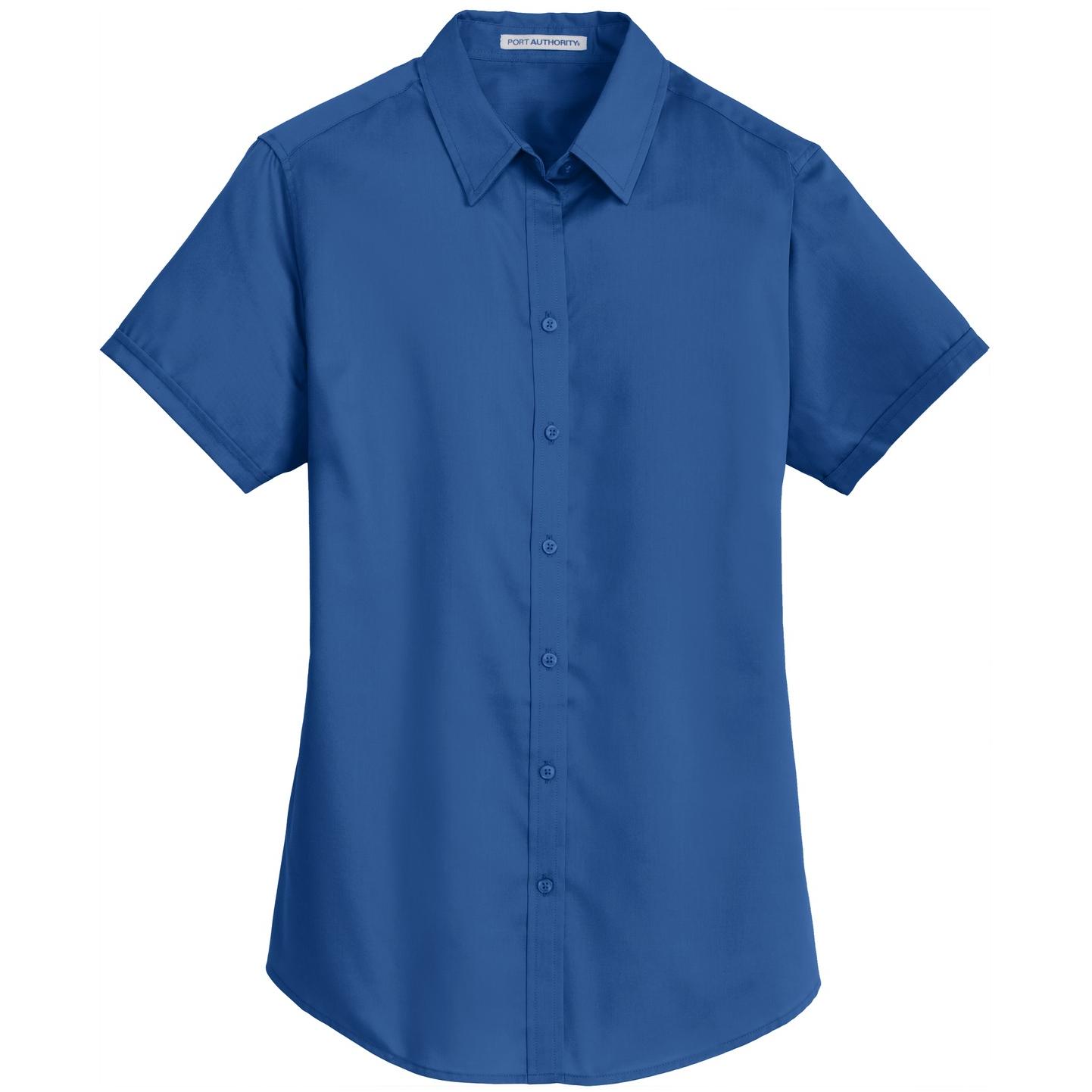 Port Authority L664 Ladies Short Sleeve SuperPro Twill Shirt - True ...